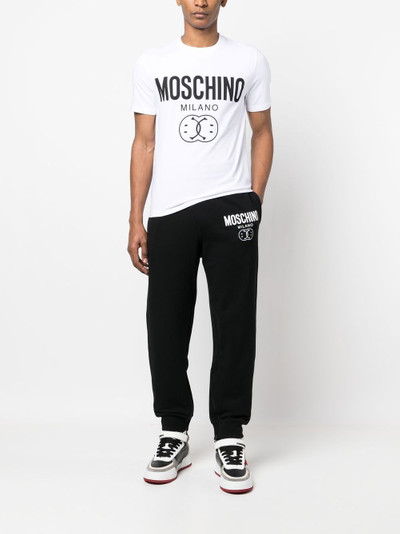 Moschino smile logo-print T-shirt outlook