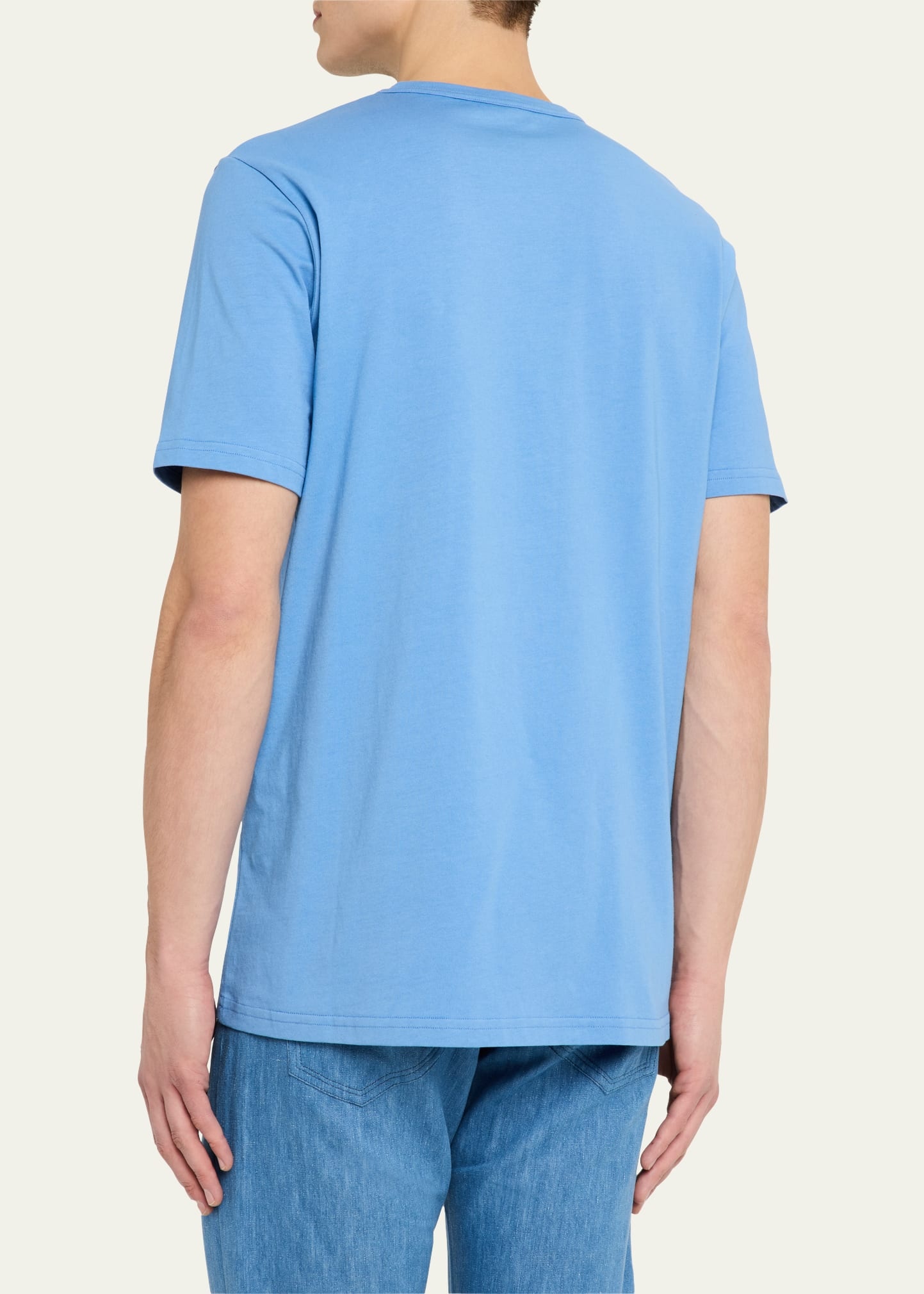 Men's Bandeira Fine Cotton Jersey Crewneck T-Shirt - 3
