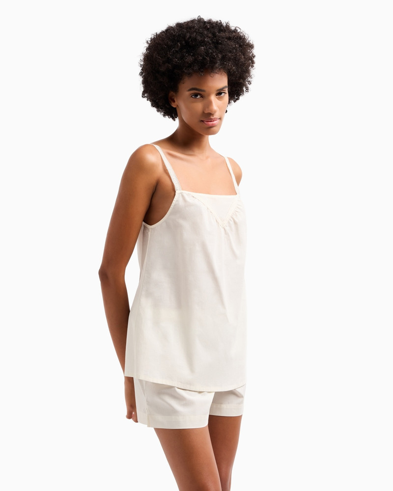 LOUNGEWEAR TOP WITH LOGO EMBROIDERY 2