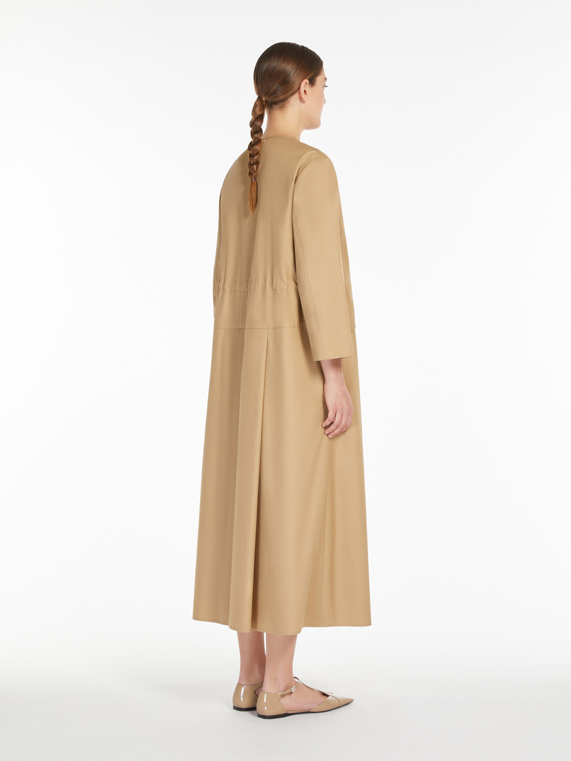 NORA Loose cotton twill dress - 4