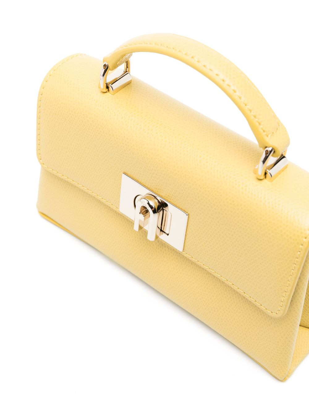 mini 1927 leather tote bag - 4
