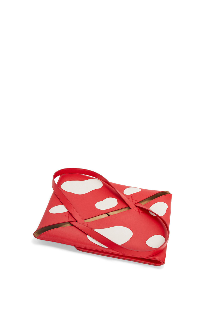 Mushroom 큰 퍼즐 Fold Tote 에 고전적인 calfskin 4