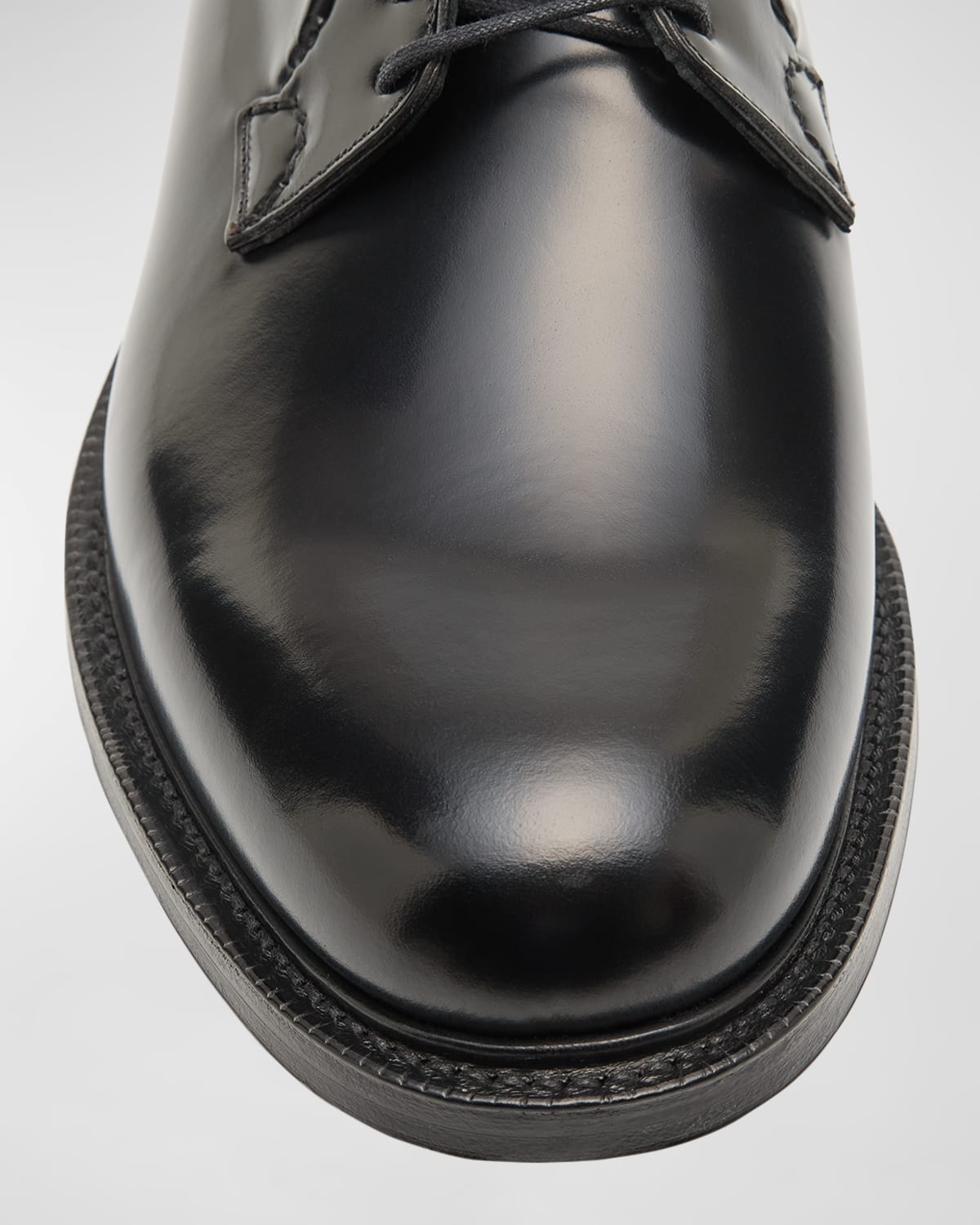 Men's Shannon Polished Leather Derby Shoes - 4