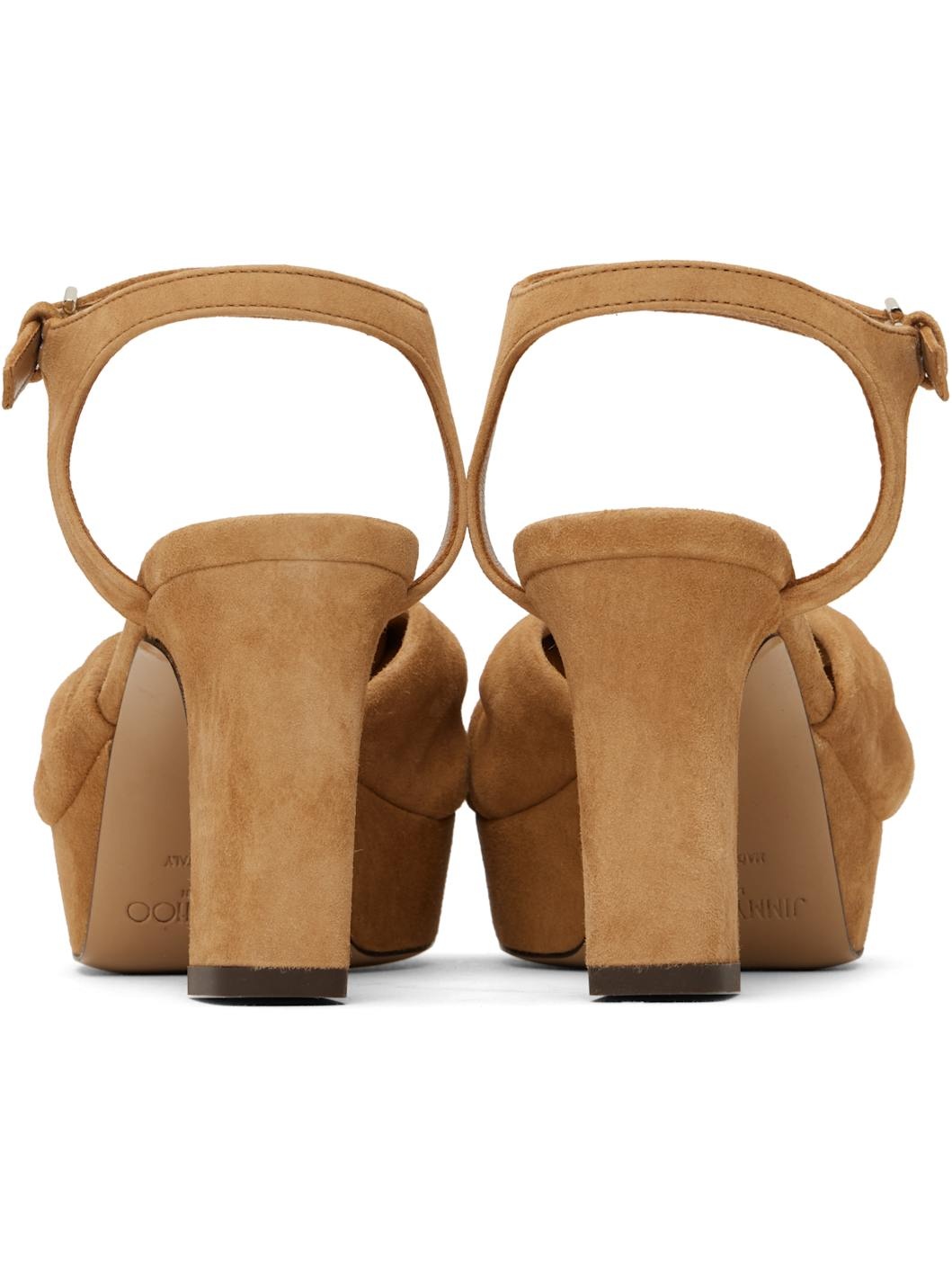 Tan Heloise 80 Heeled Sandals - 2