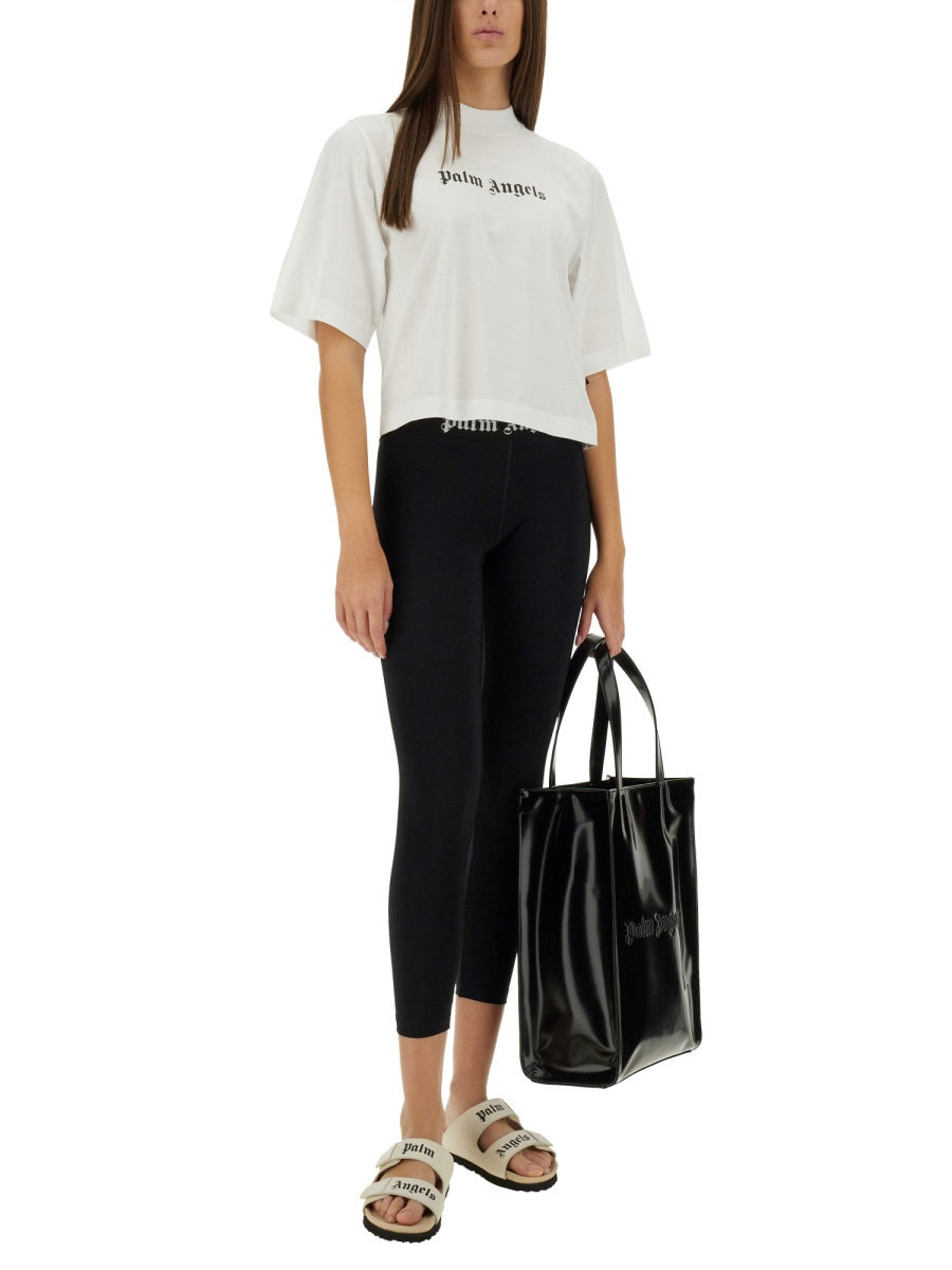 Palm Angels Women T-Shirt With Logo - 2
