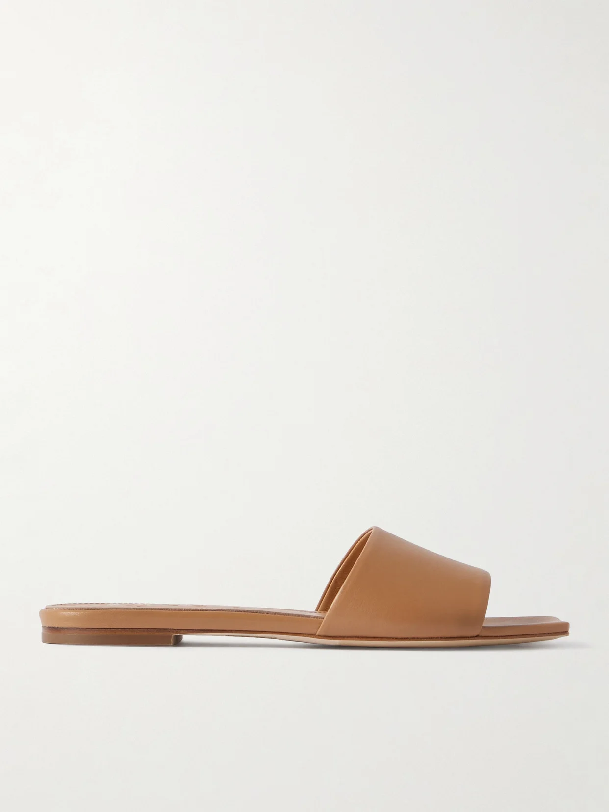 Anna Leather Slides - 1