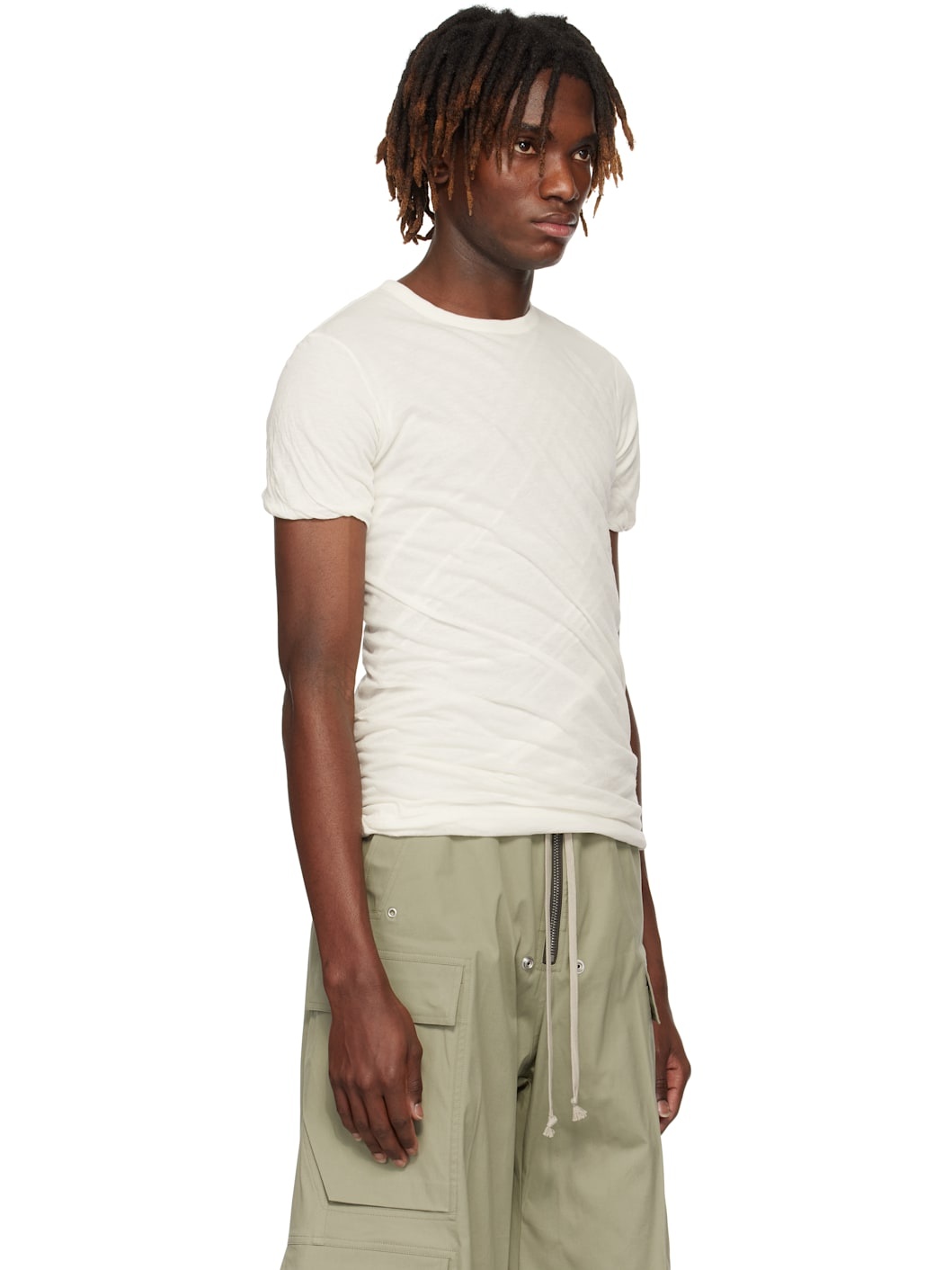 White Hollywood Double SS T-shirt - 2