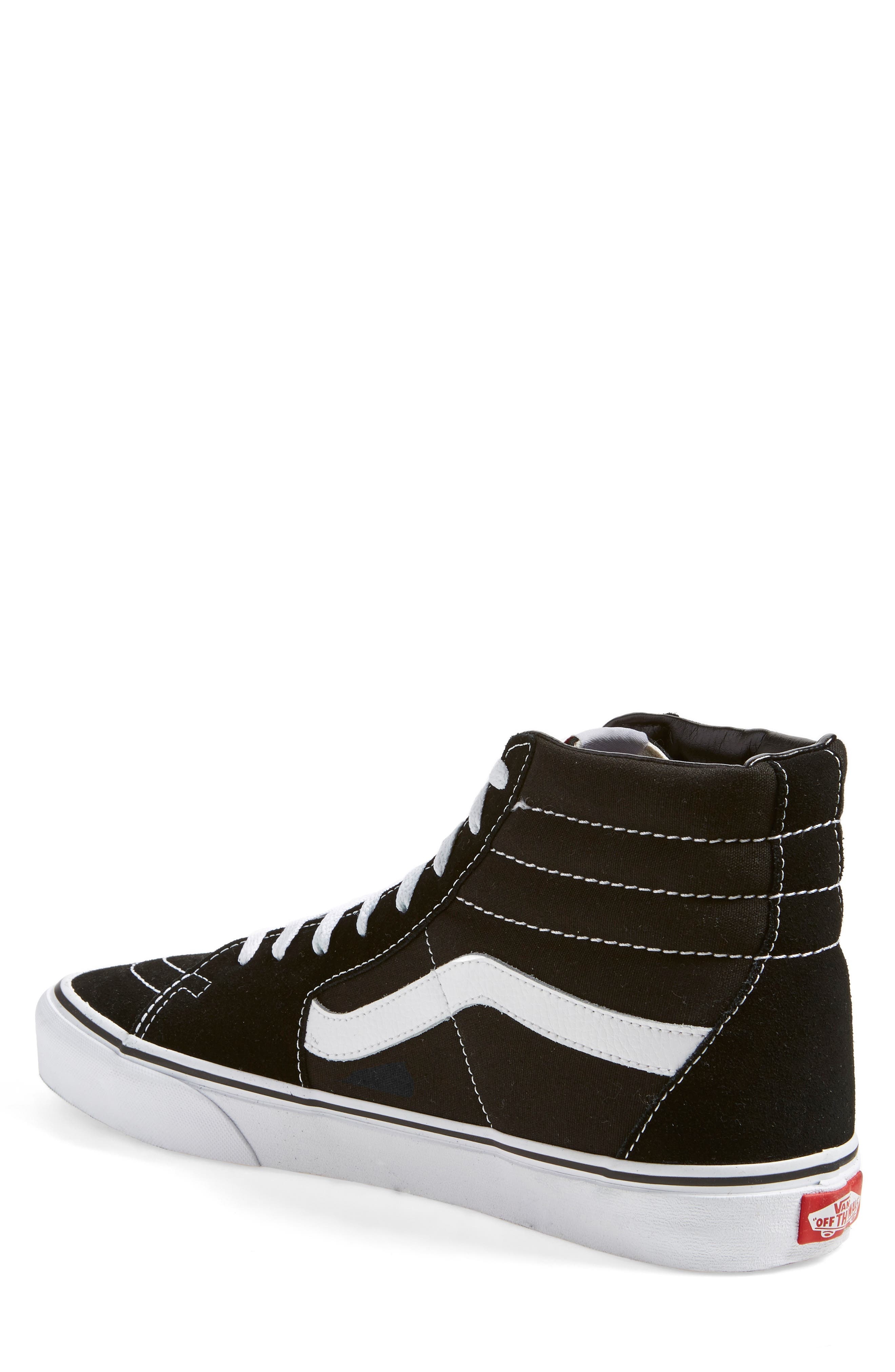 Vans Sk8-Hi Sneaker in Black/black/white at Nordstrom - 2