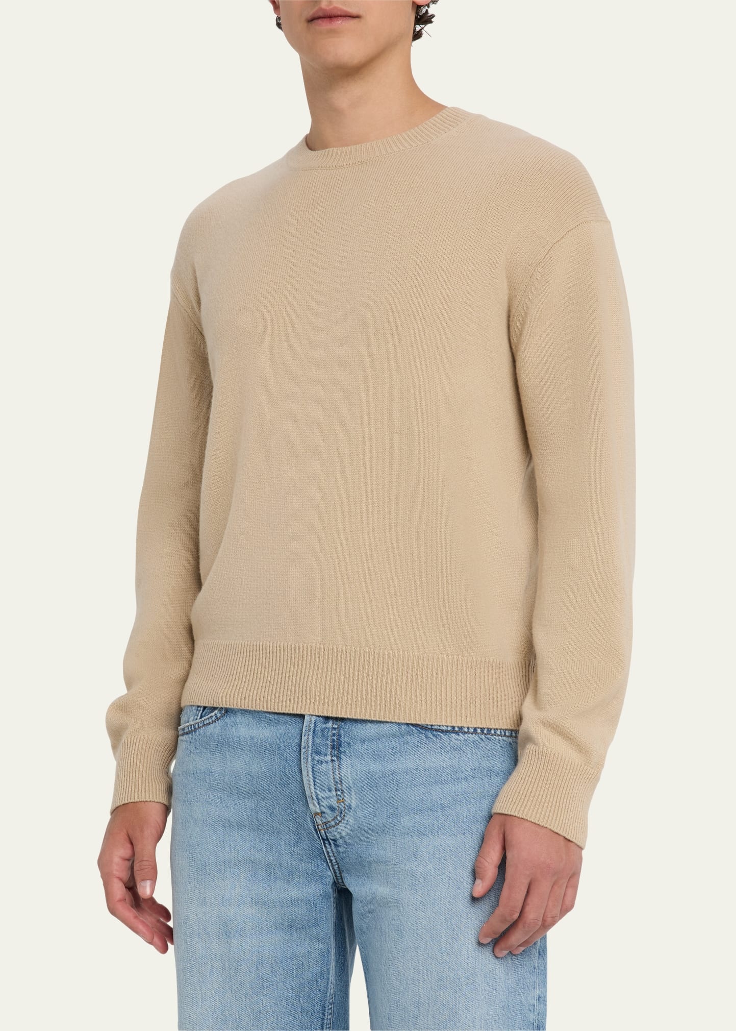 Men's Lightweight Cashmere Pullover - 4
