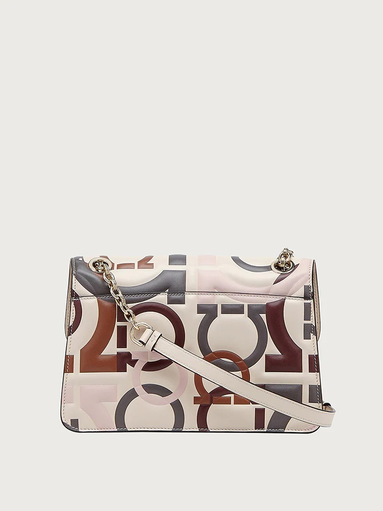 QUILTED GANCINI FLAP BAG (L) - 3
