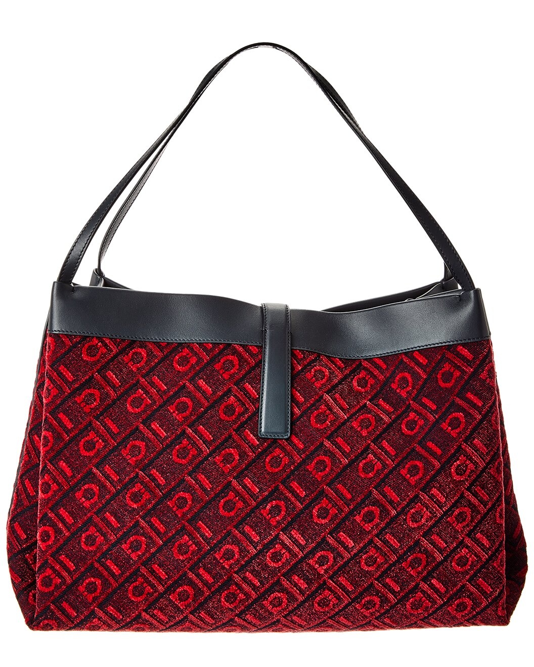 Ferragamo Monogram Canvas & Leather Tote - 2