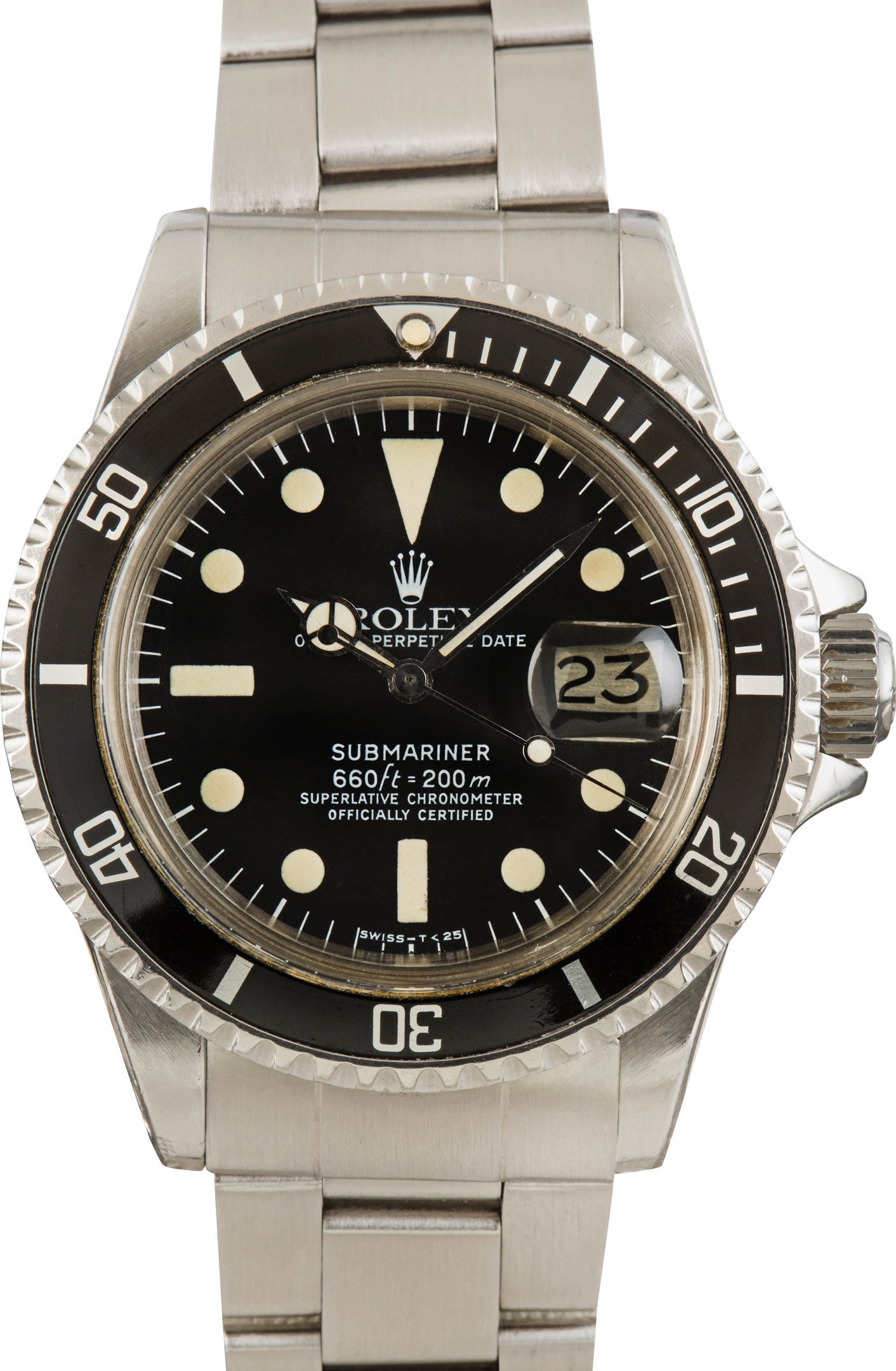 Vintage 1978 Rolex Submariner 1680 Feet First Dial - 1
