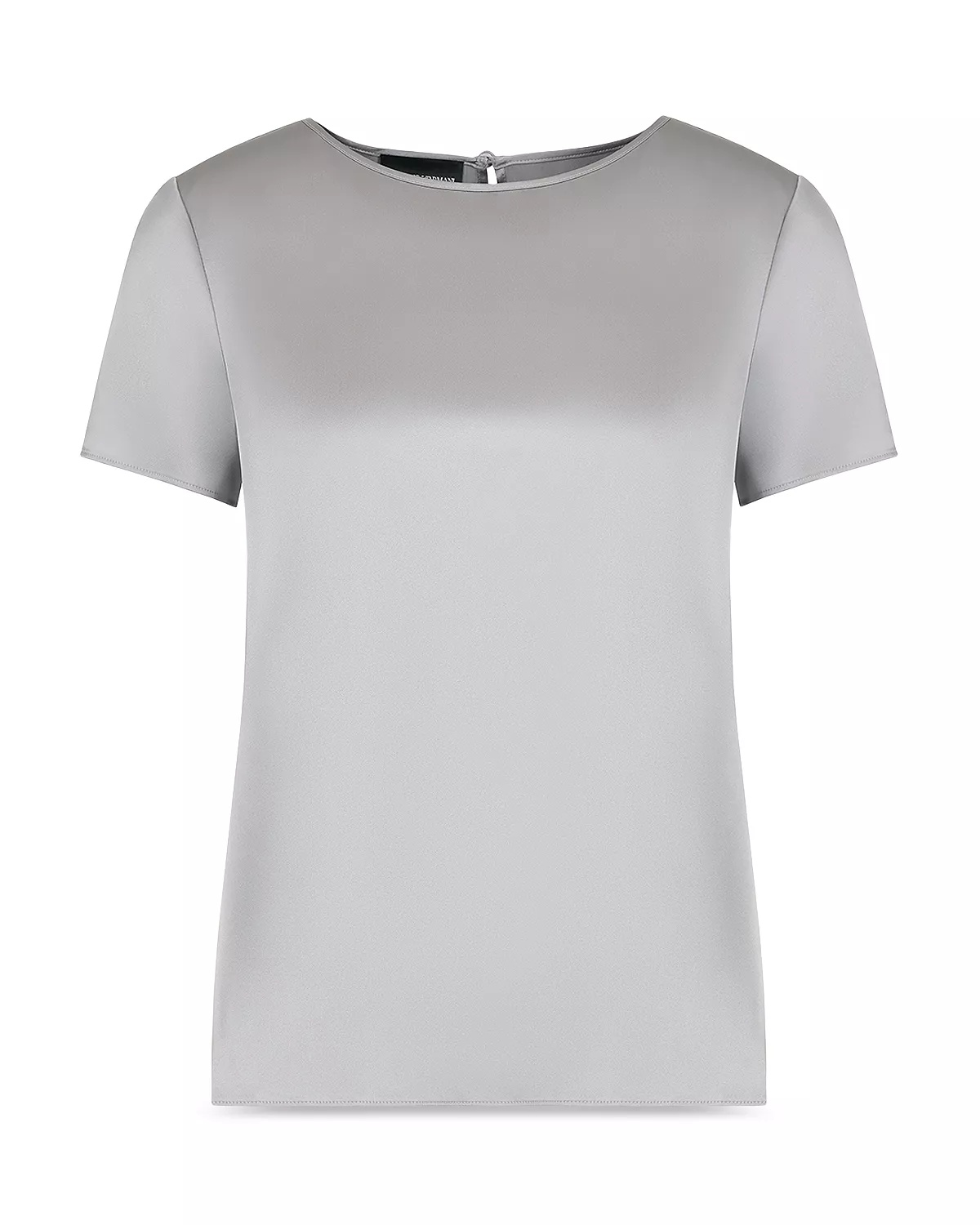 Short Sleeve Blouse in Stretch Silk - 5