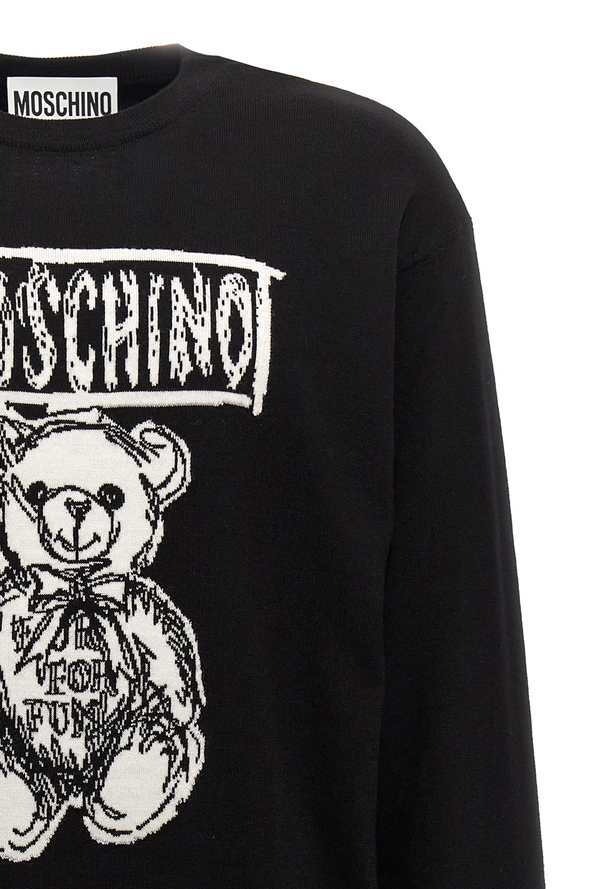 Logo intarsia sweater - 4