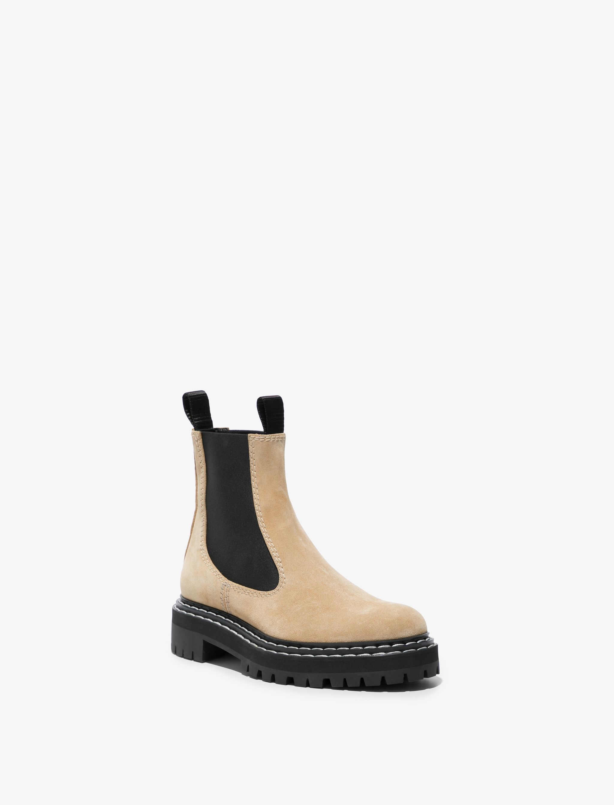Suede Lug Sole Chelsea Boots - 2