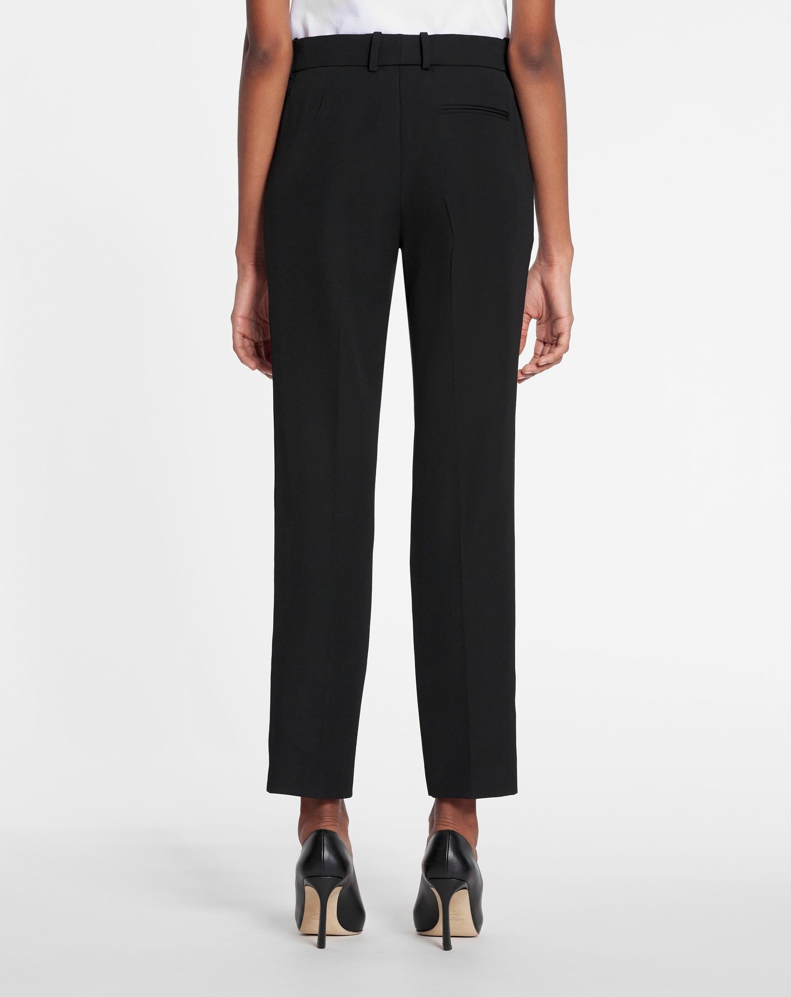 TAPERED TAILORED PANTS IN WOOL - 4