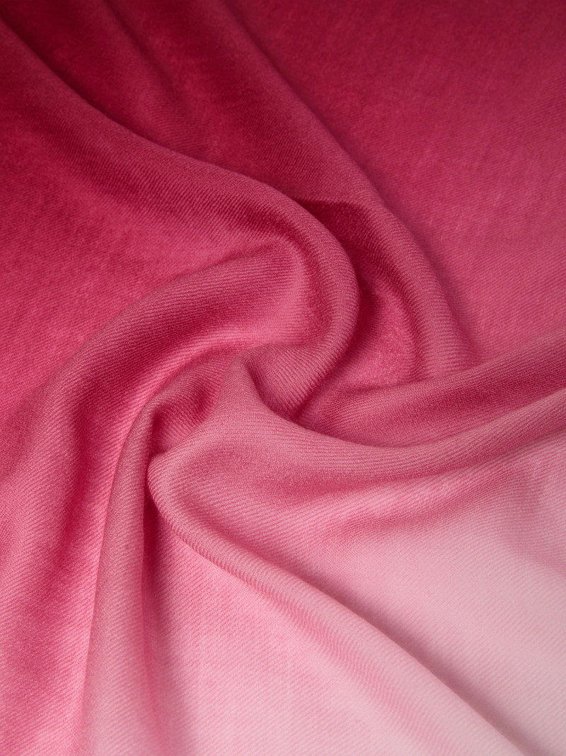 CARDATO Gradient wool shawl - BORDEAUX 3