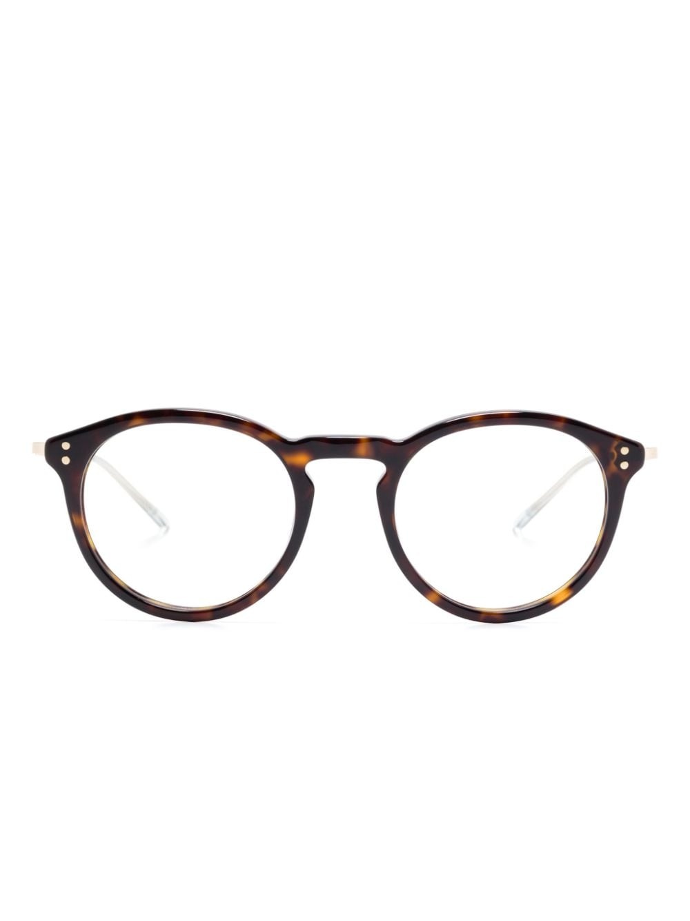 tortoiseshell-effect glasses - 1
