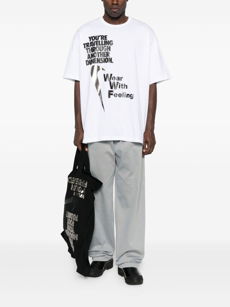 BLACK COMME des GARÇONS printed T-shirt outlook