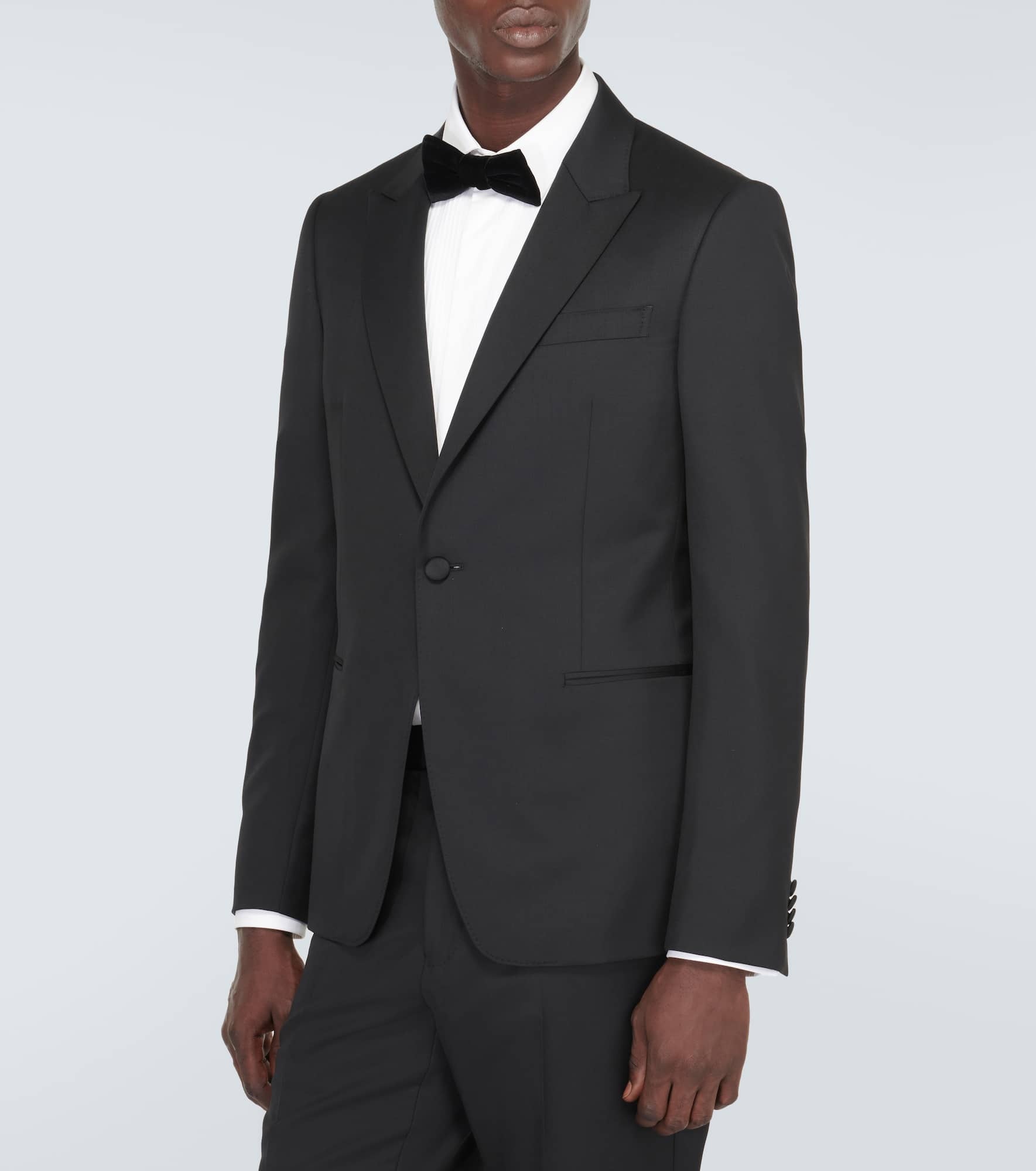 Single-breasted wool and mohair tuxedo - 4