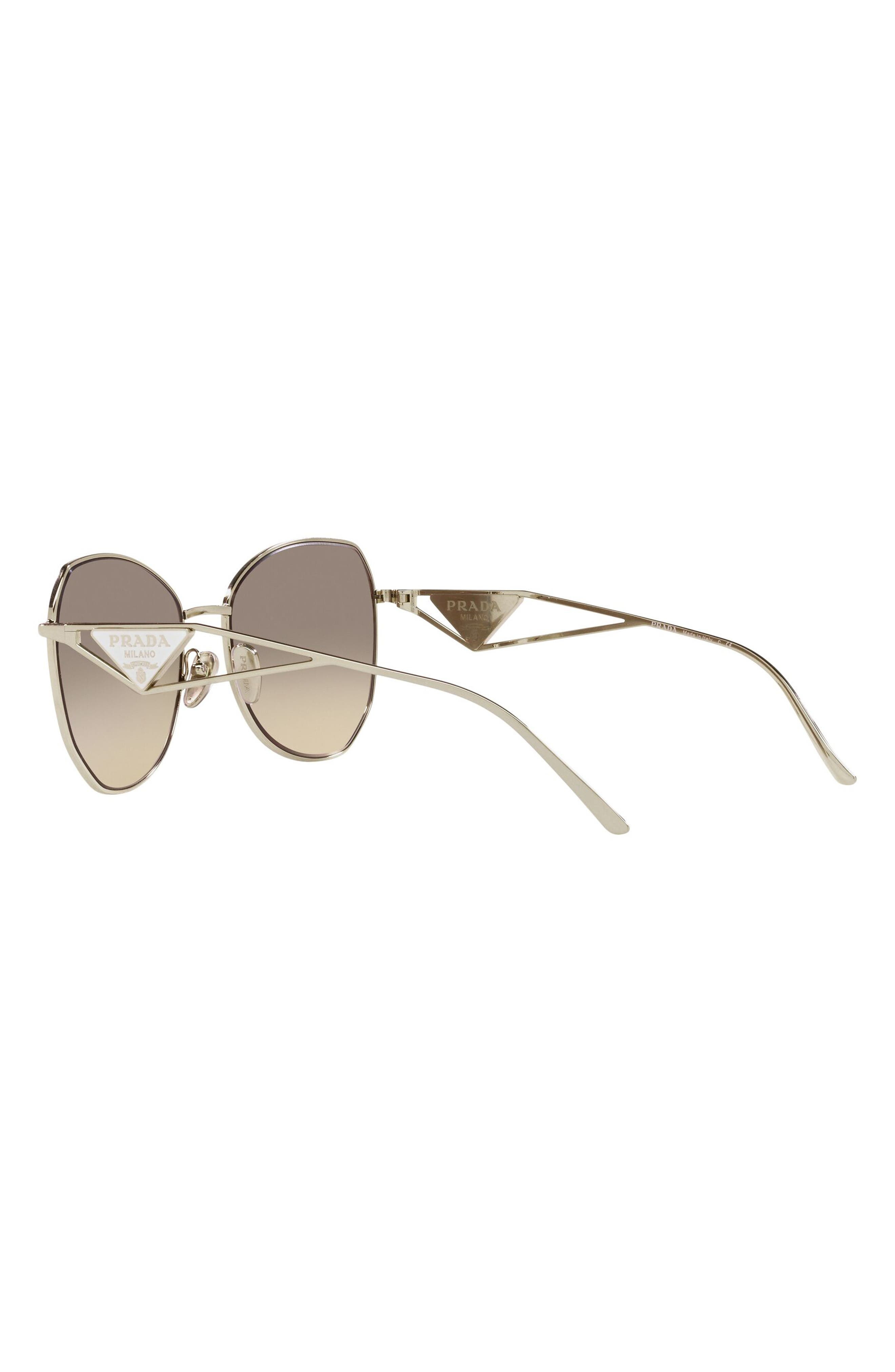 57mm Gradient Round Sunglasses - 6