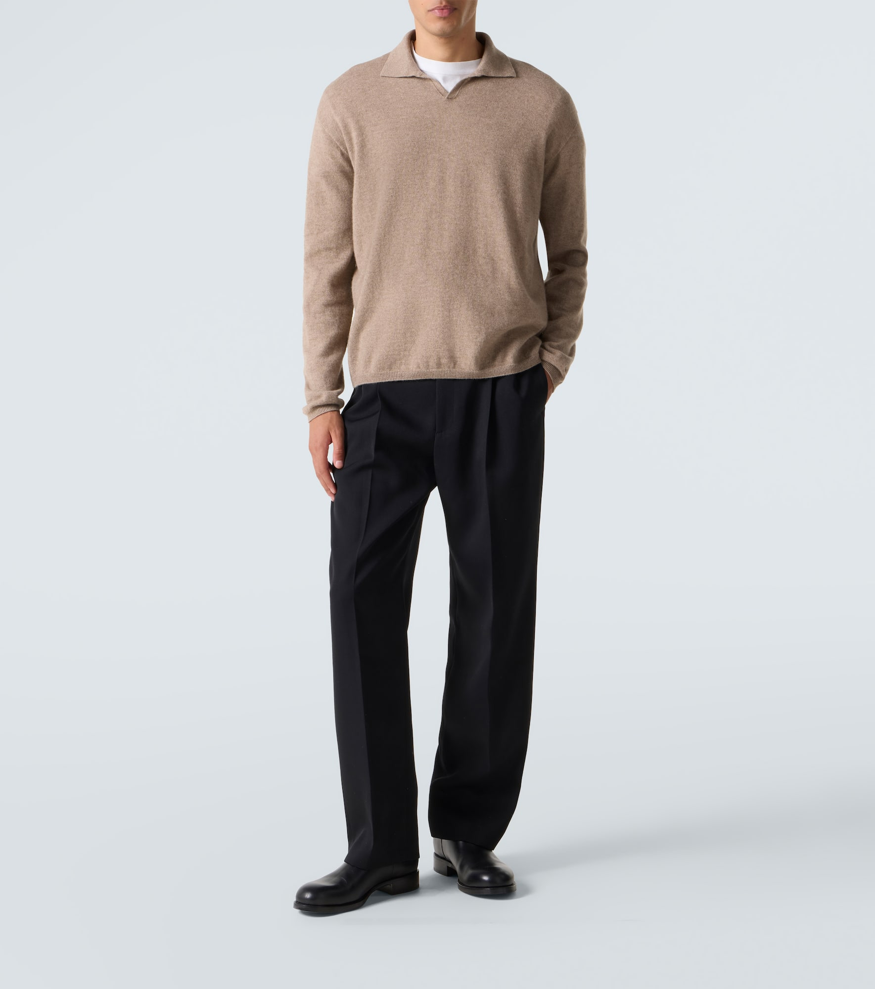Zev virgin wool straight pants - 2