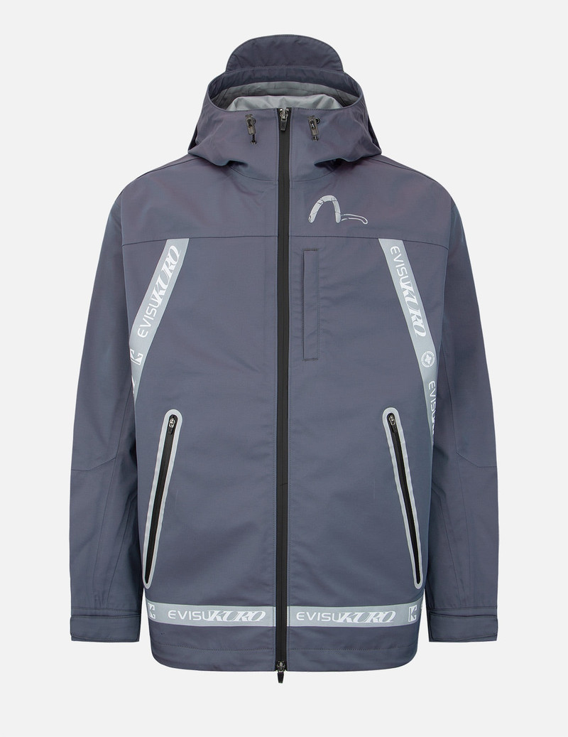 Logo Tape Padded Windbreaker Jacket 1