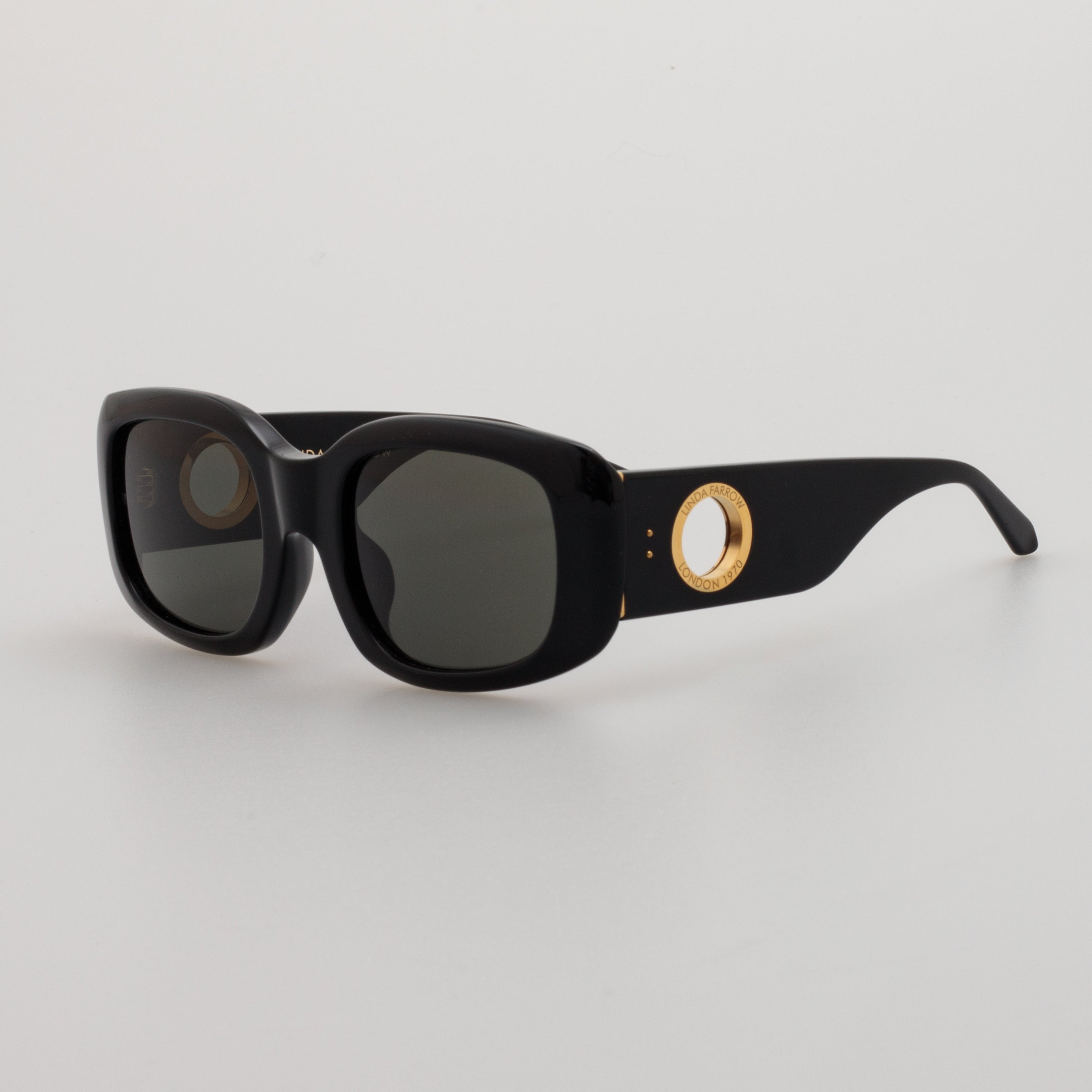 Celeste Oversize Sunglasses in Black - 7