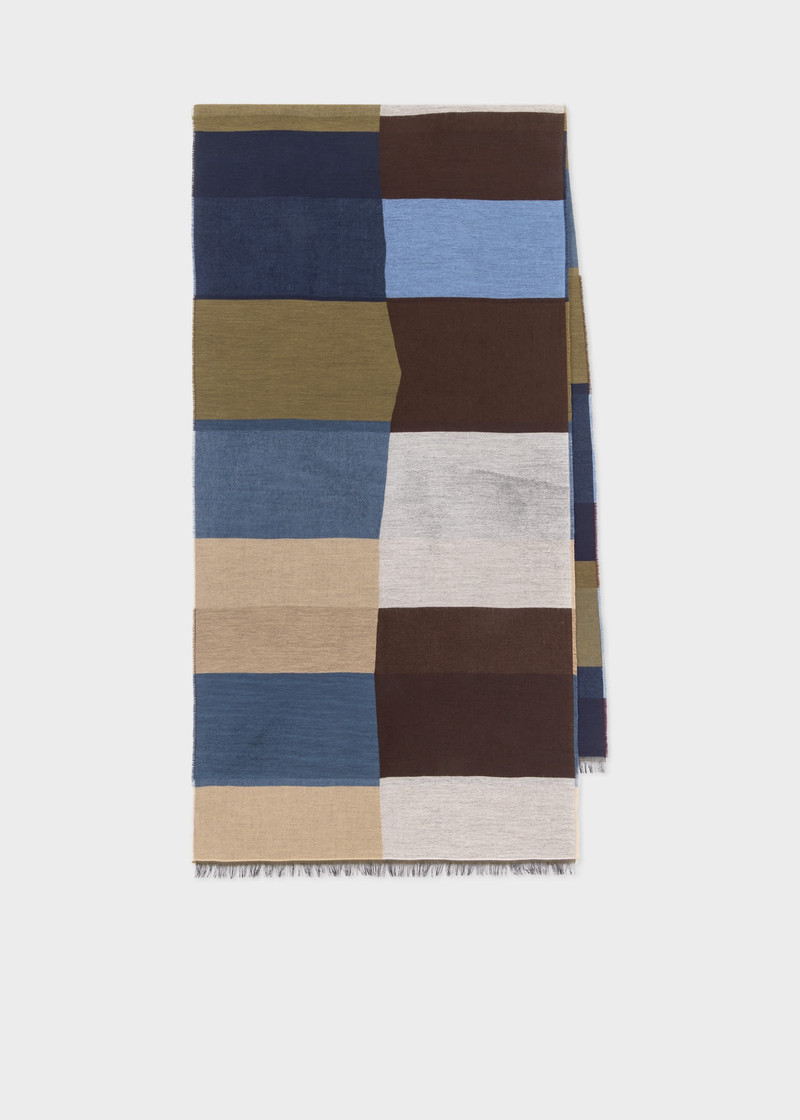 'Overlapping Check' Scarf 1