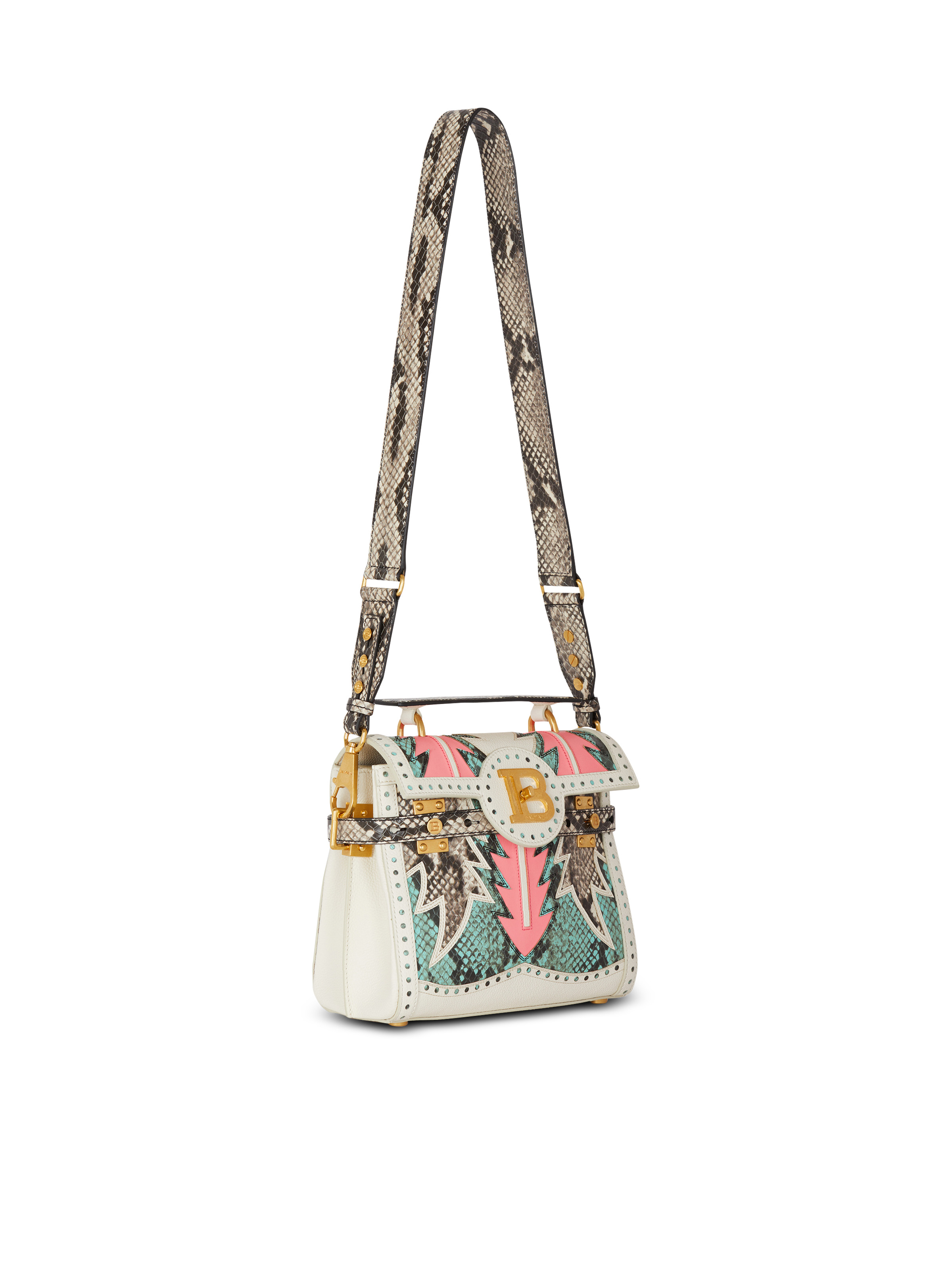B-Buzz 23 patchwork leather bag - 3