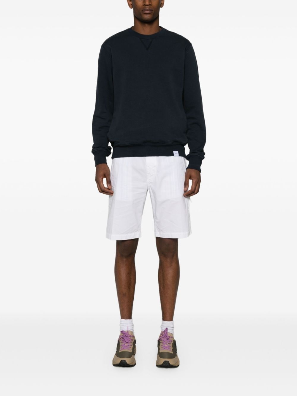 mid-rise chino shorts - 2