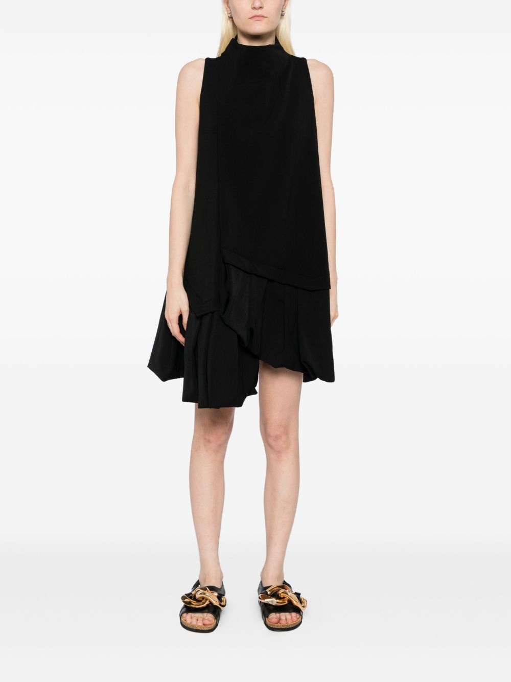 ruffle-hem mini dress - 2