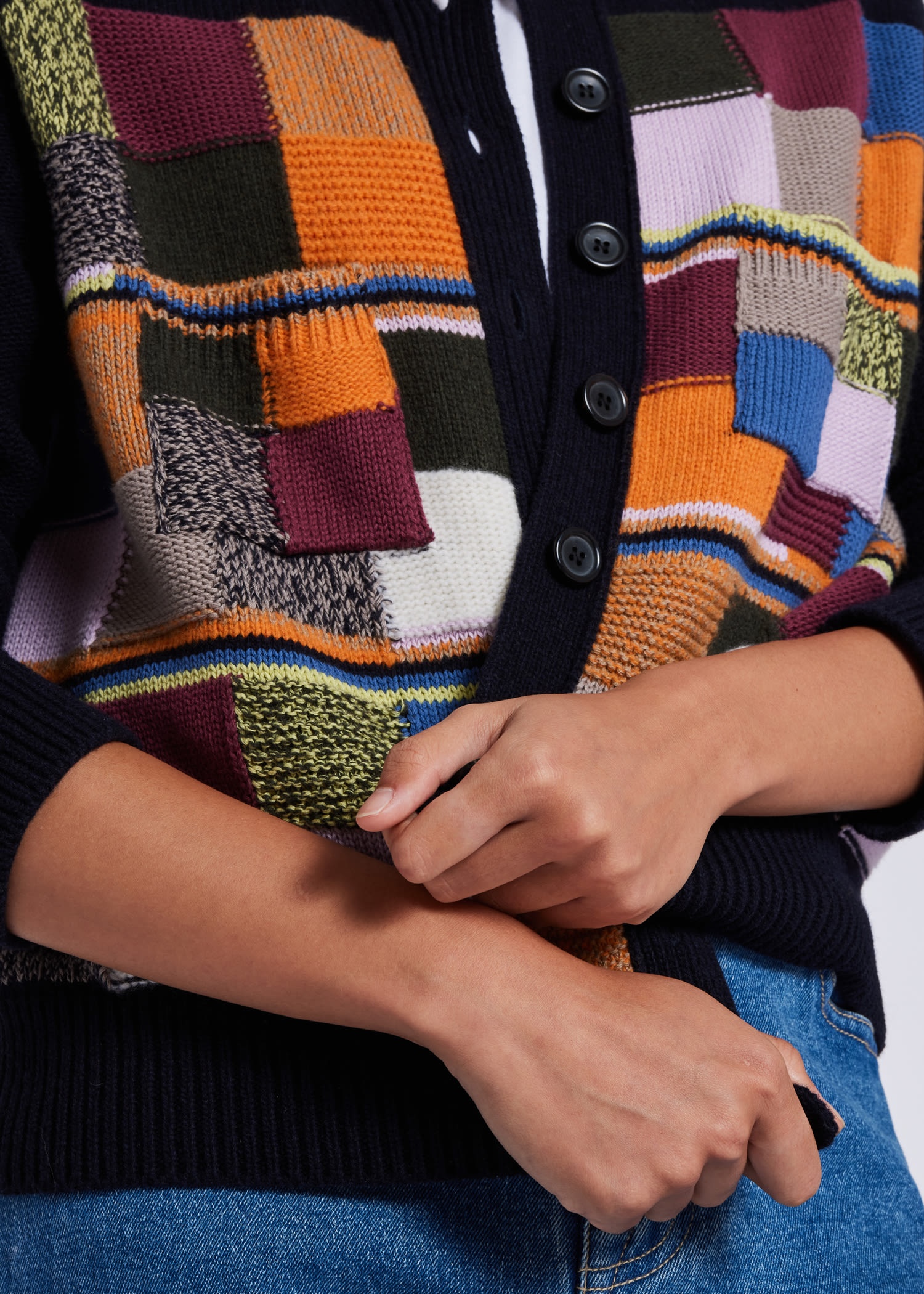 'Patchwork' Cardigan - 6