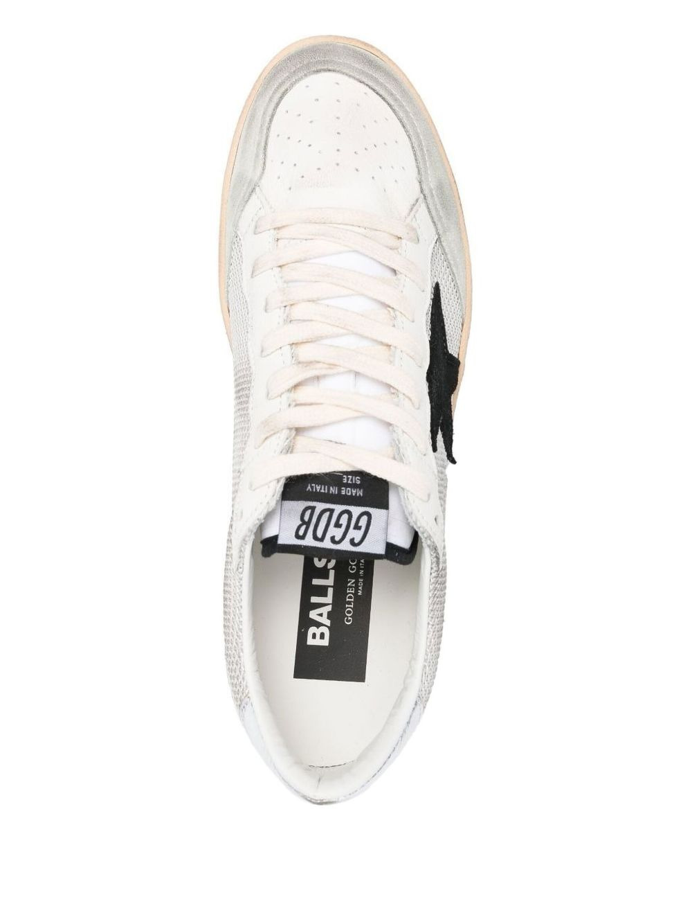 Ball star-appliqué sneakers - 3