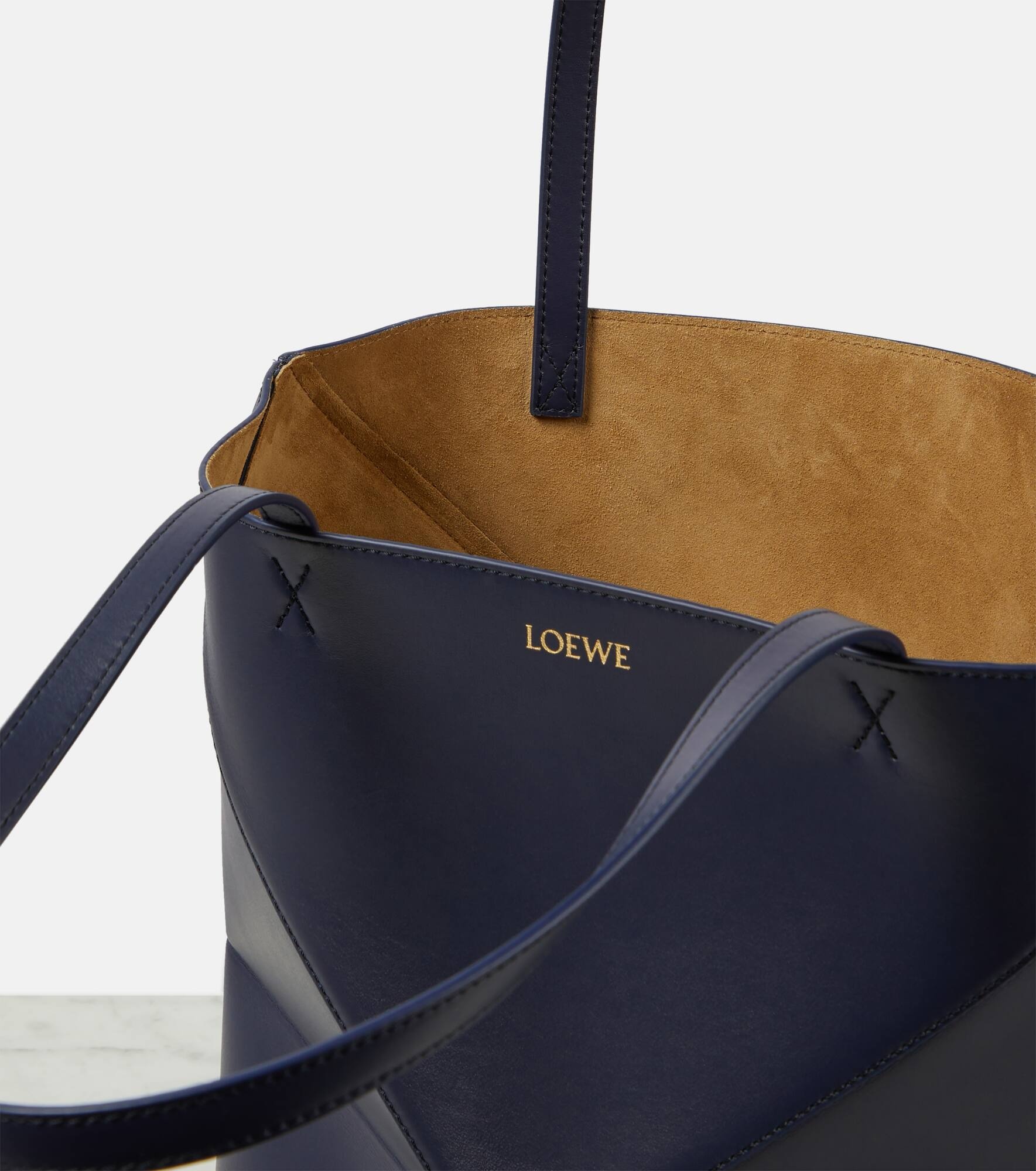 Puzzle Fold leather tote bag - 3