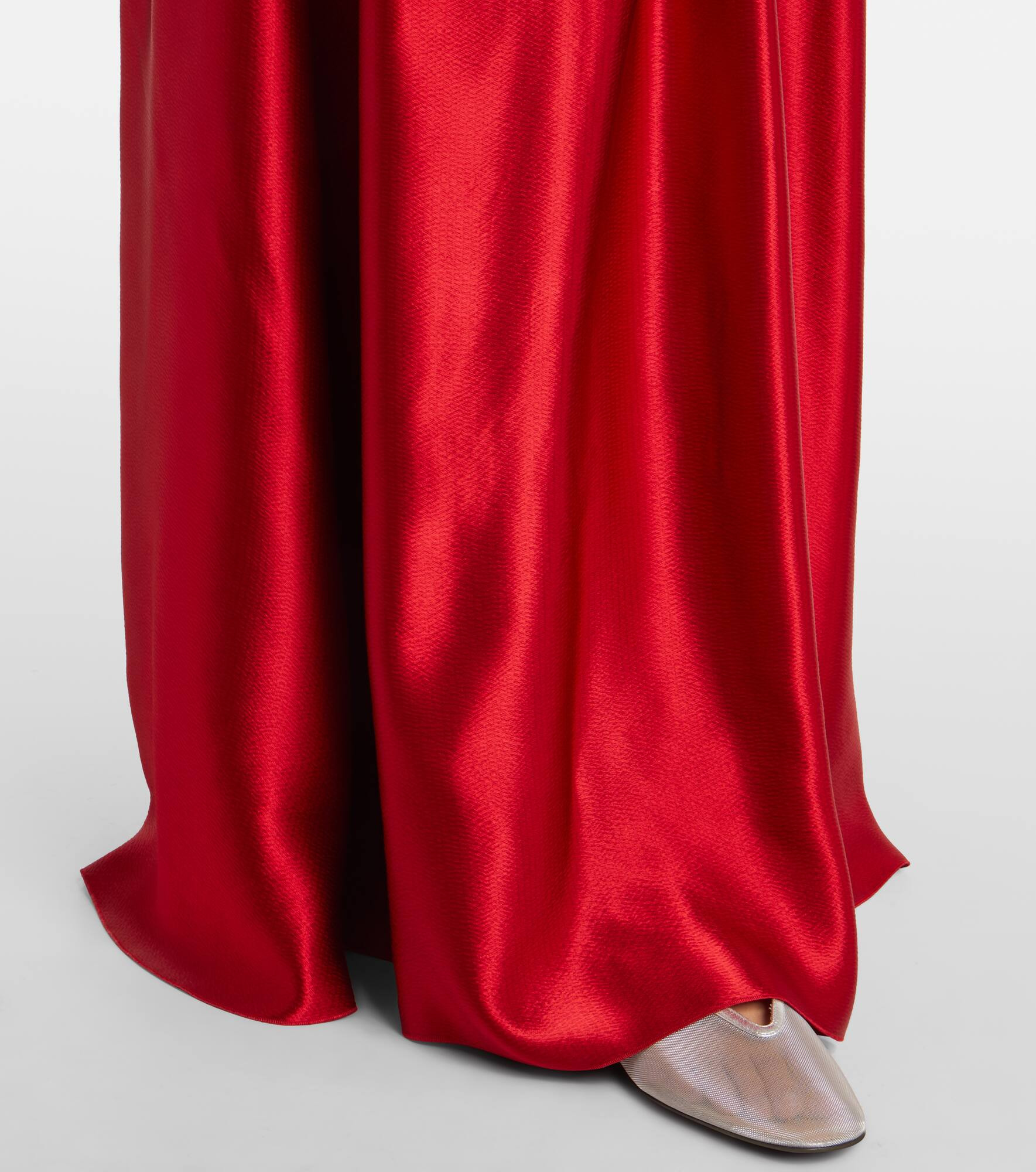 Mila satin maxi dress - 6