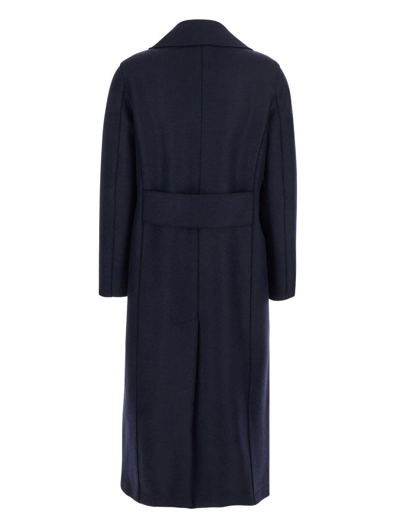 Harris Wharf London double-breasted coat outlook