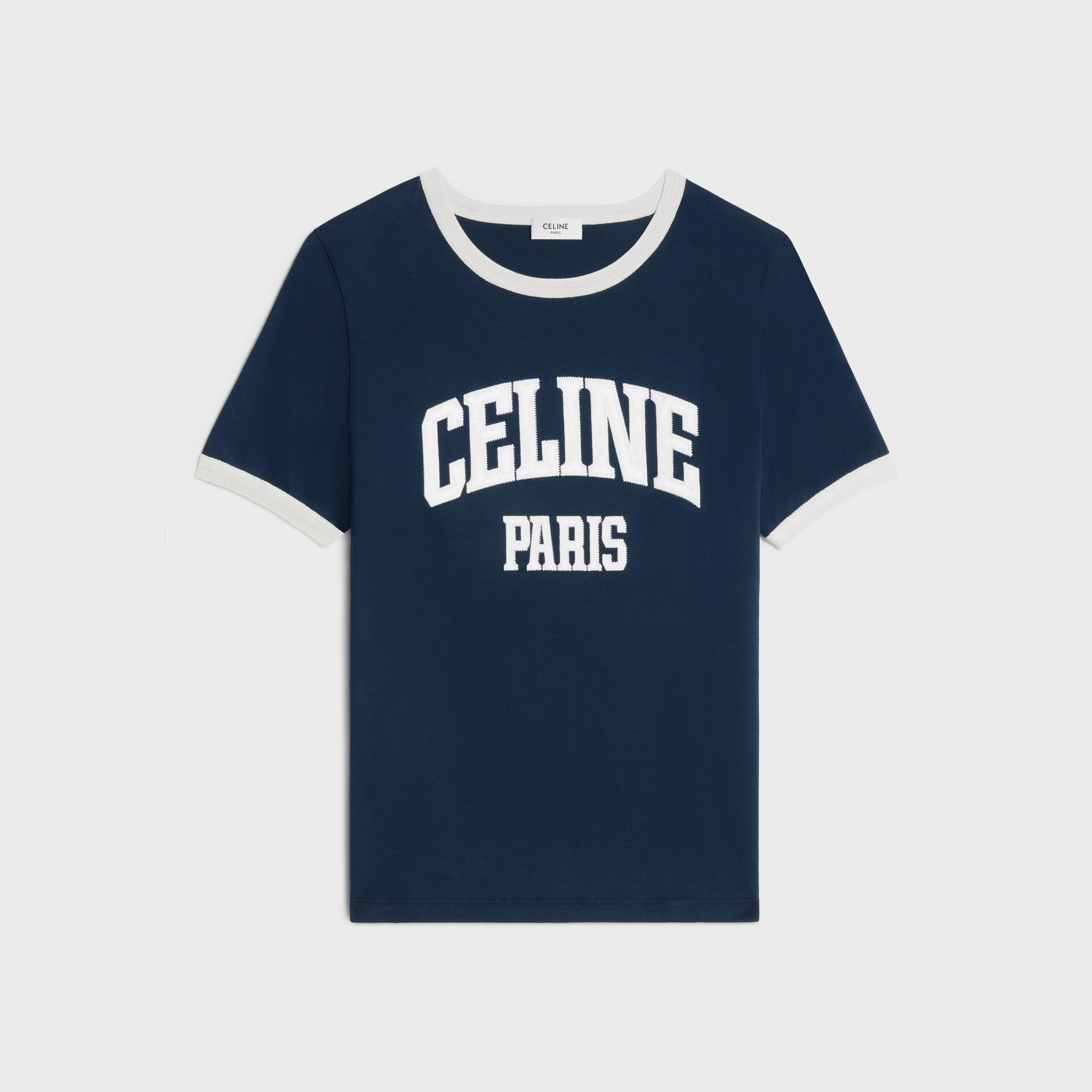 CELINE | CELINE PARIS 70’S T-SHIRT IN COTTON JERSEY CELINE Paris 70s T-shirt in Cotton Jersey - POIZON