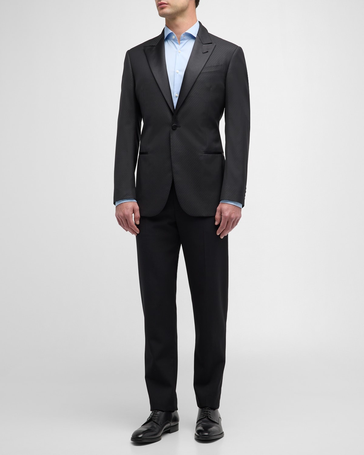 Men's Diagonal Jacquard Dinner Jacket - 3