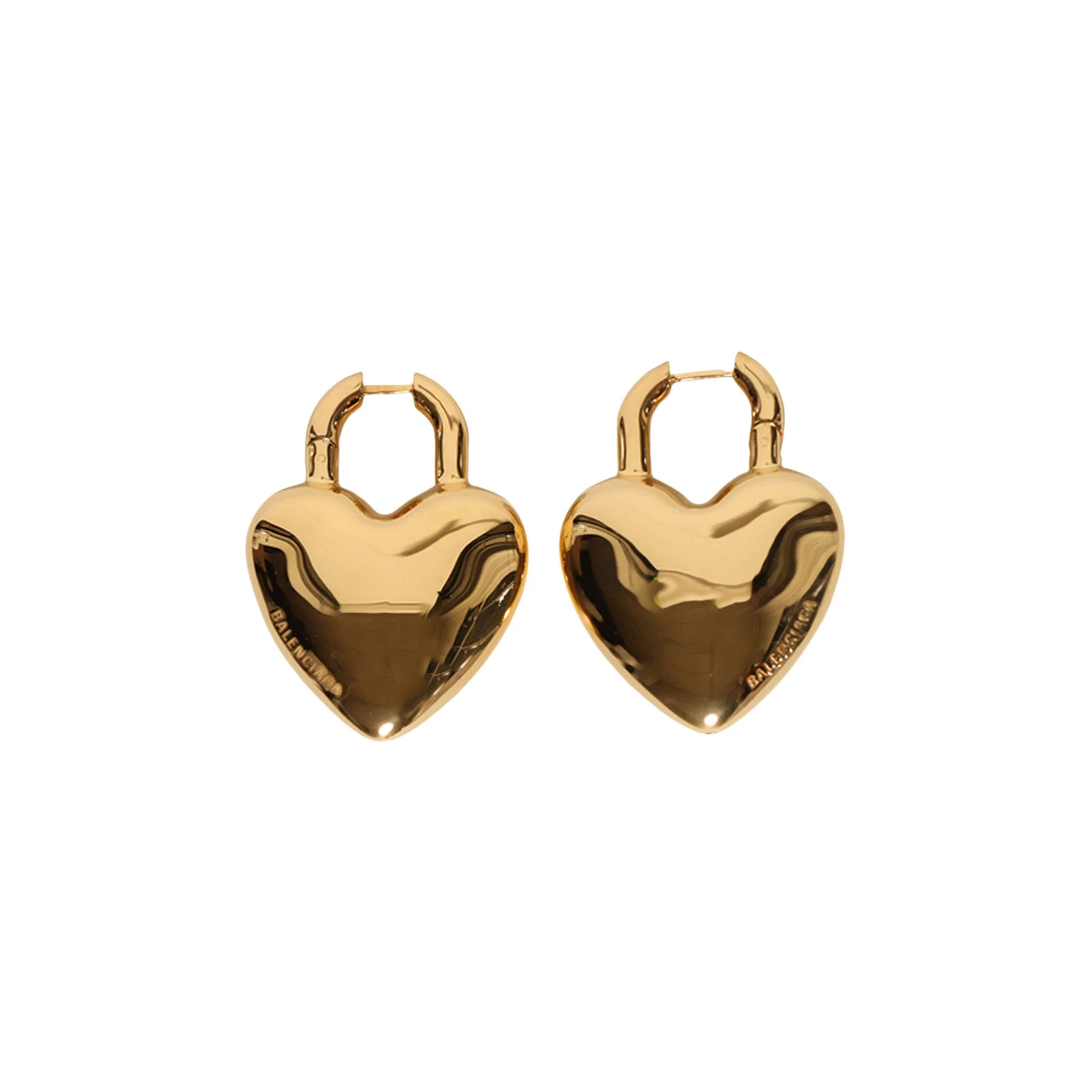 Balenciaga XL Minnie Earrings 'Gold' - 1