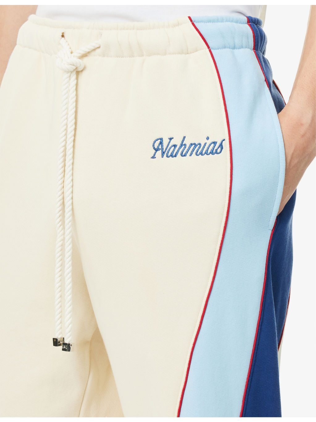 Ollie Embroidered-Logo Cotton-Jersey Tracksuit Bottoms - 6