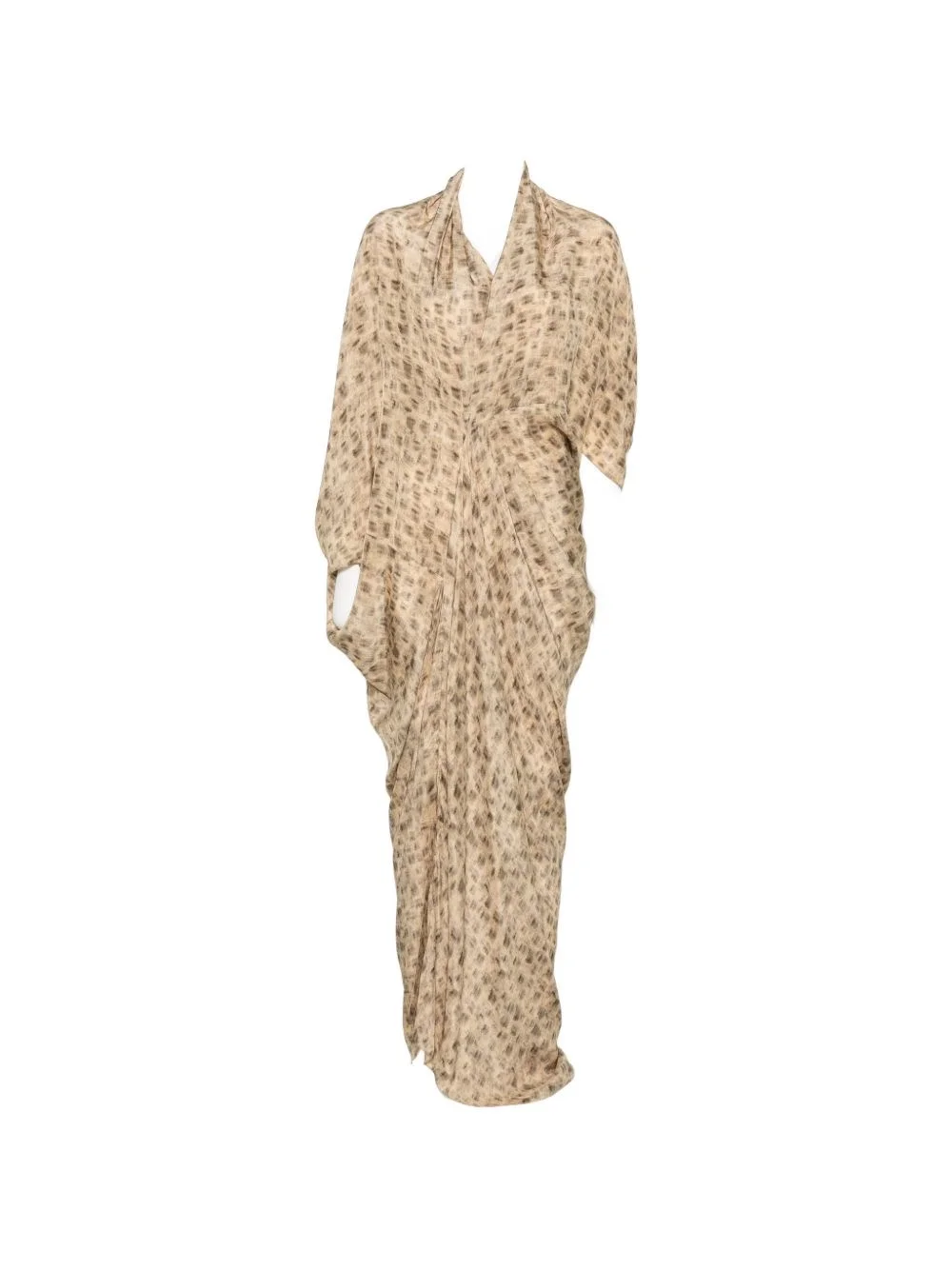 Mayu printed long dress - 1