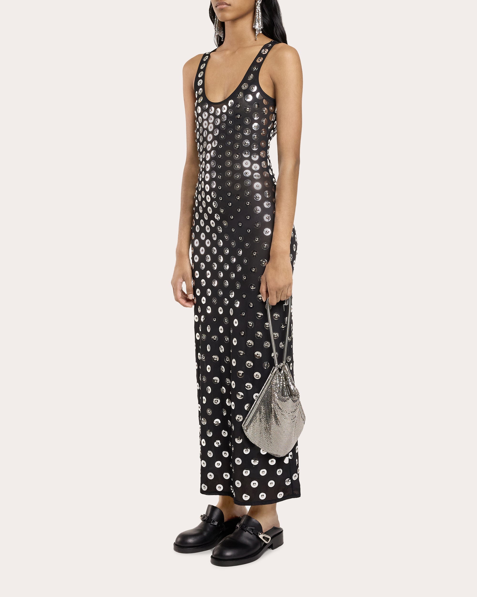 Smocked Printed Crepe Maxi Dress - 4