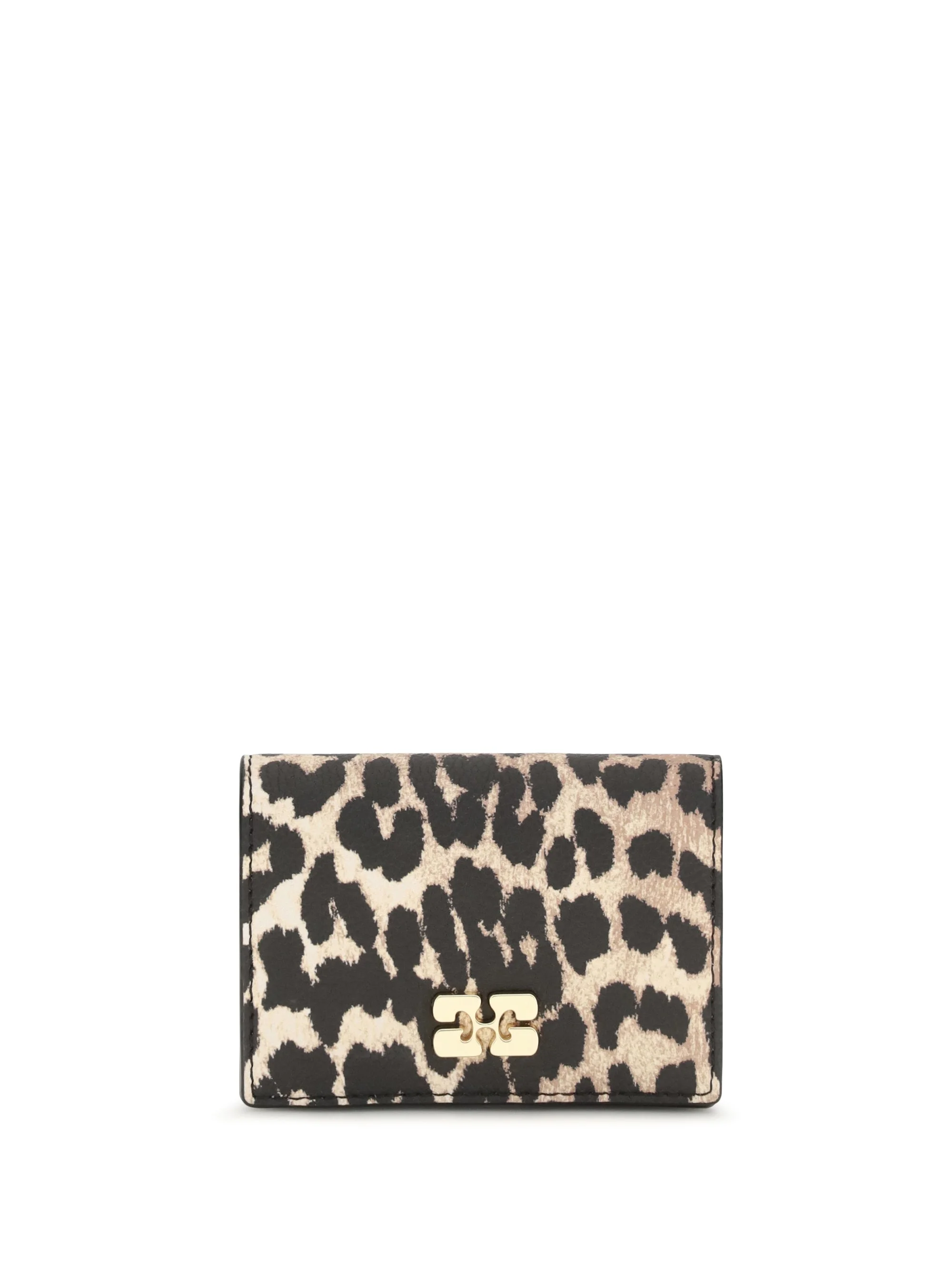 Ganni Women Bou Animal Print Card Holder - 1