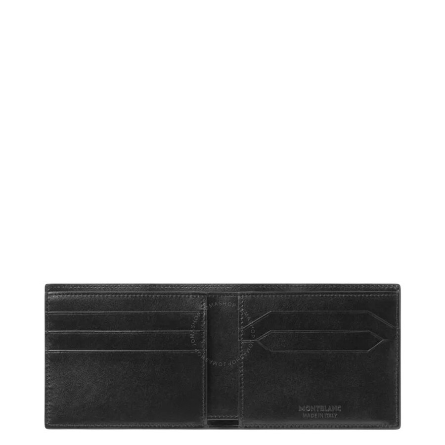 Montblanc Meisterstuck Leather 6cc Wallet In Black - 2