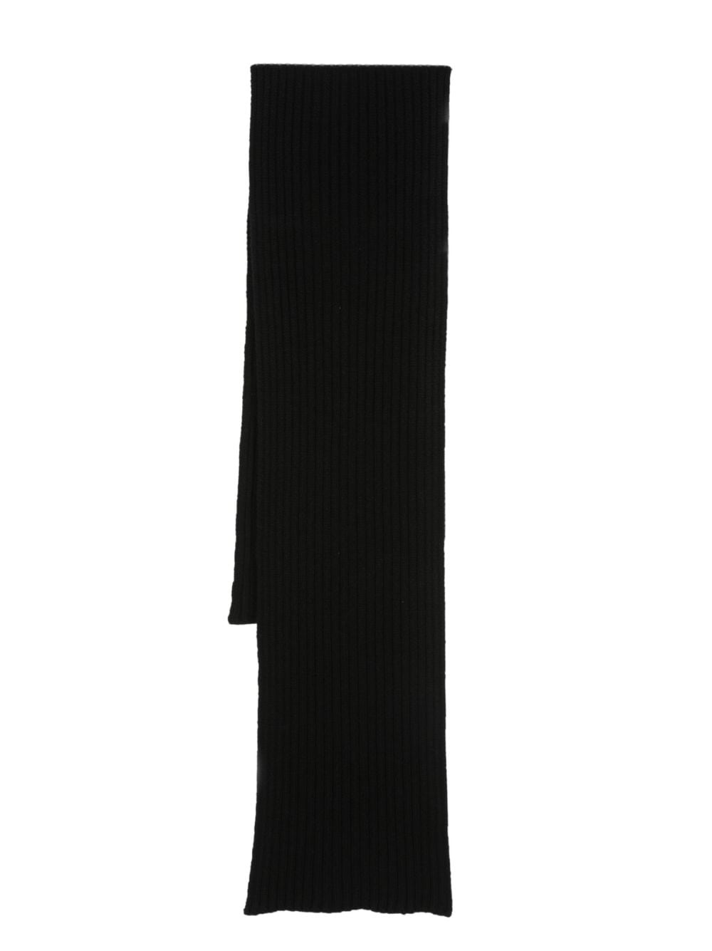 long ribbed-knit scarf - 1