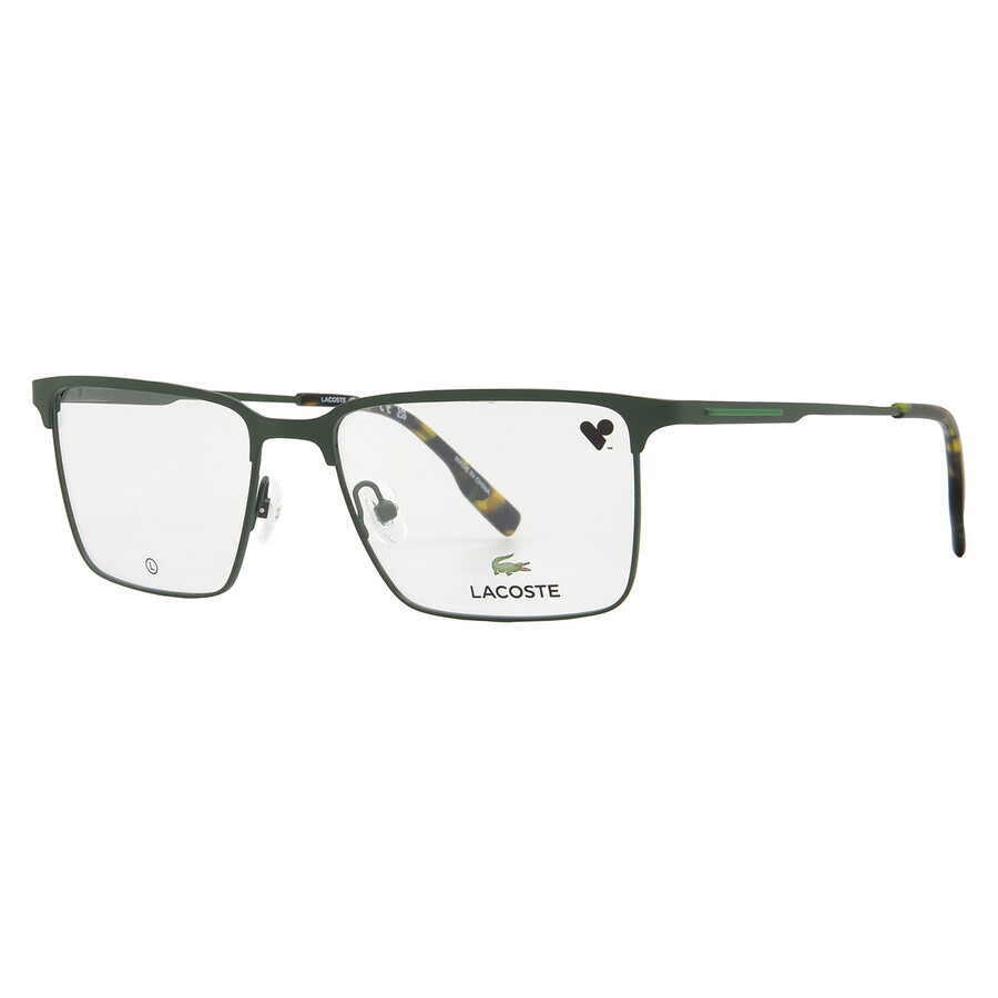 Lacoste Demo Rectangular Men's Eyeglasses L2296 301 55 - 2