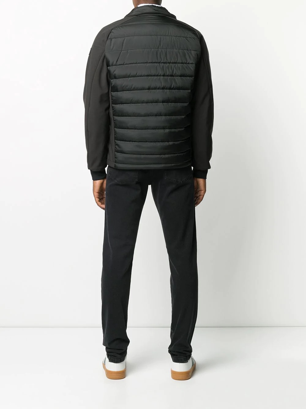 zipped quilted jacket - 6