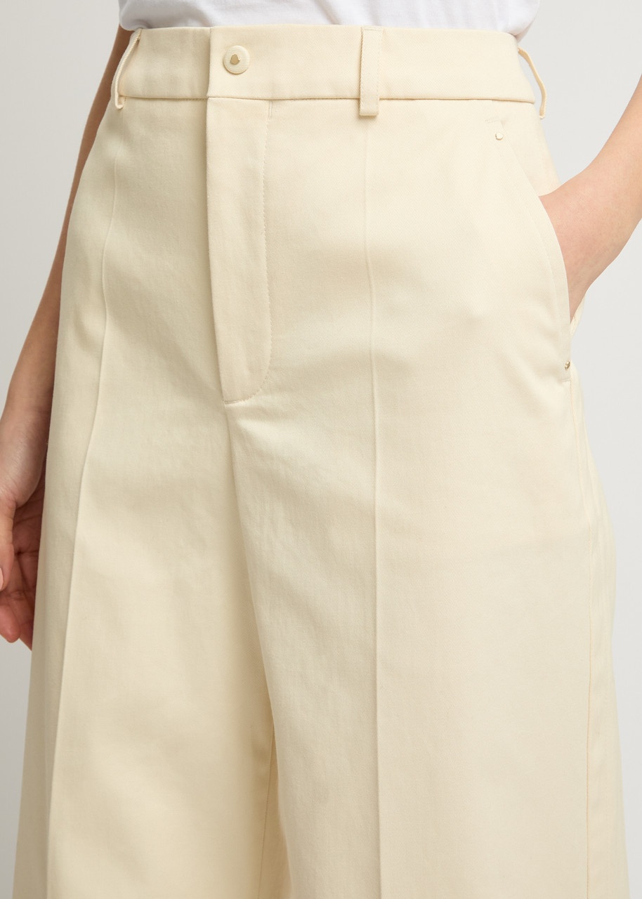 Moncler Wide-leg Twill Trousers - 5