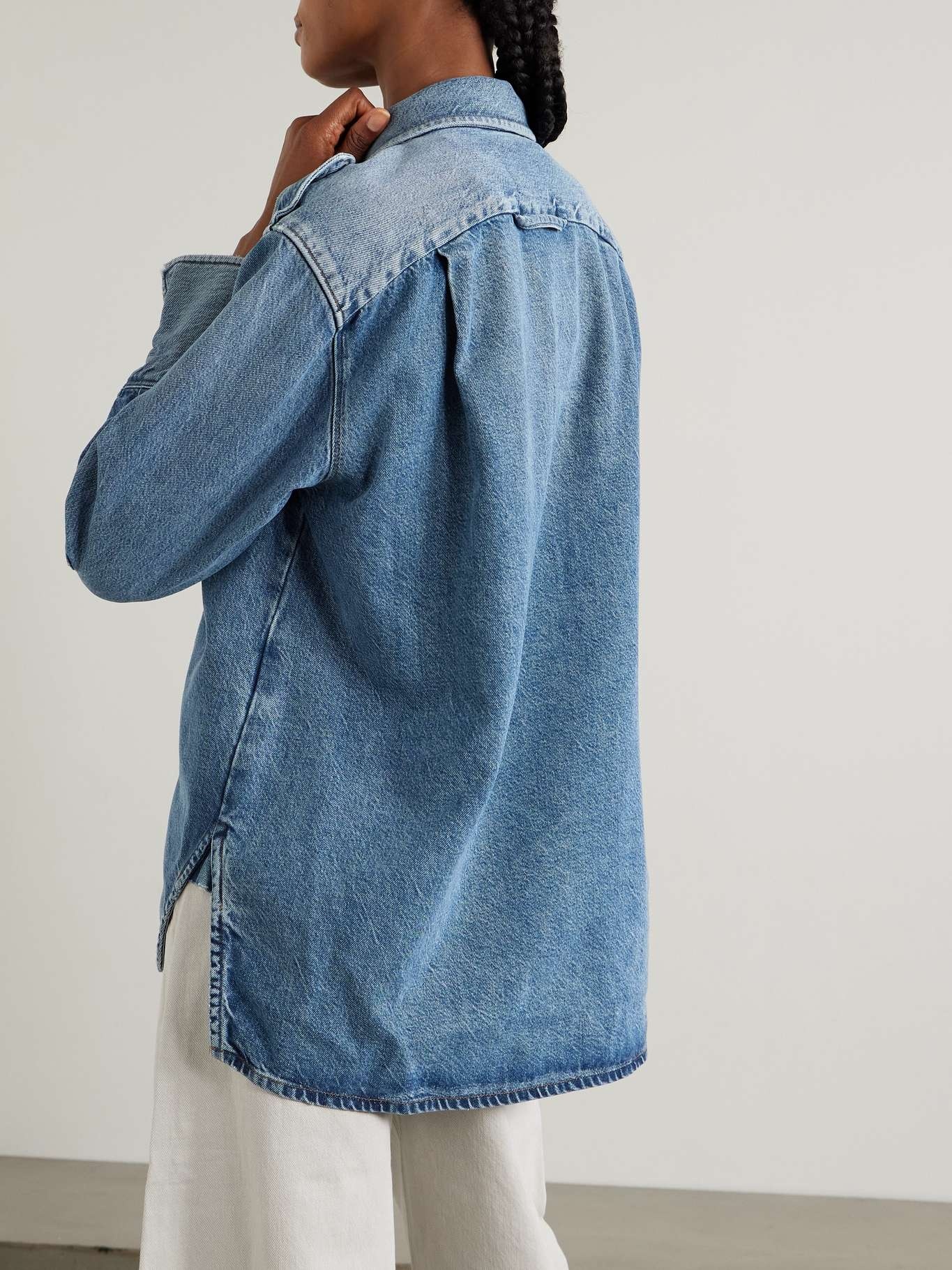 Ari denim shirt Mid denim - 3